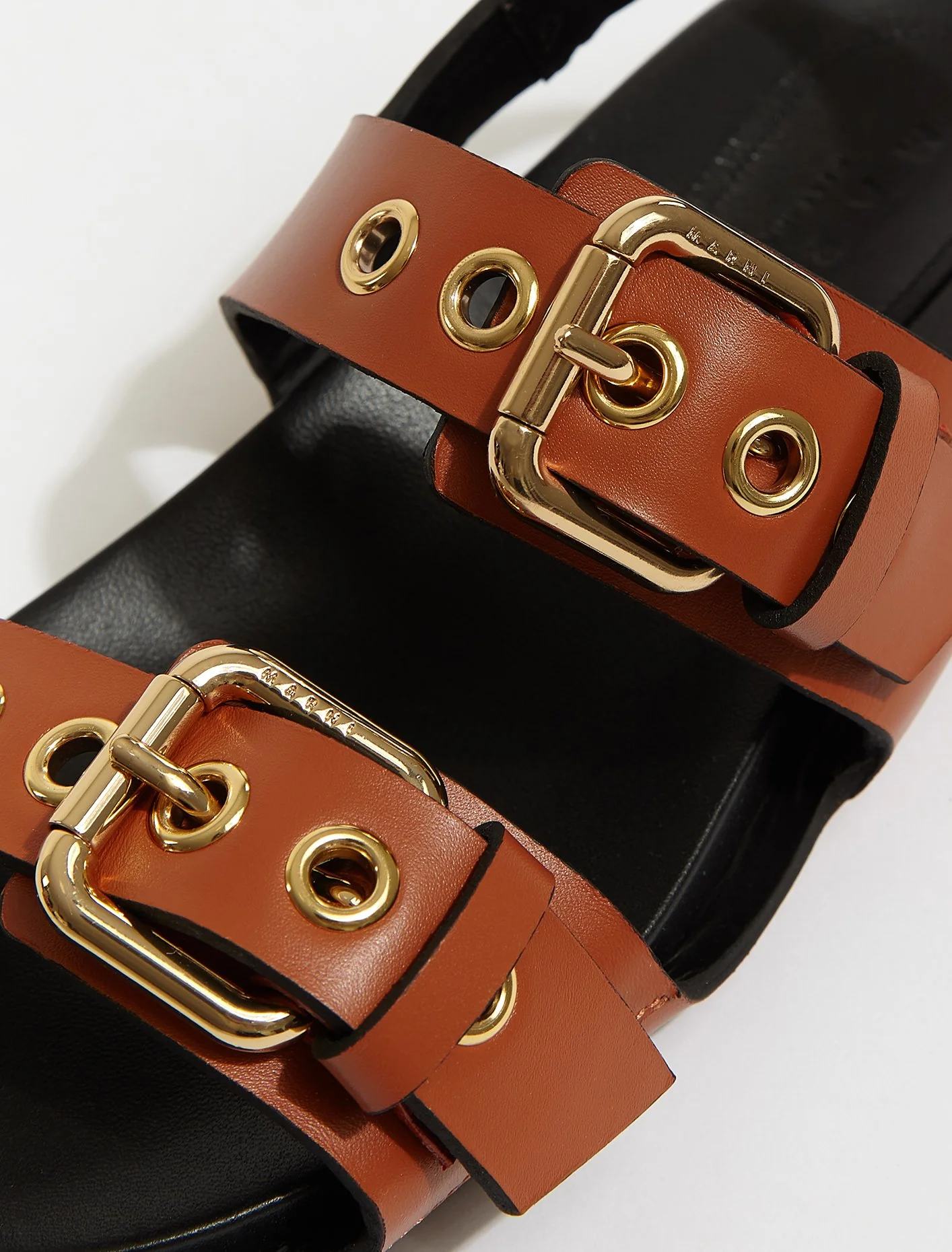 Sandals in Cigar & Black - Image 5