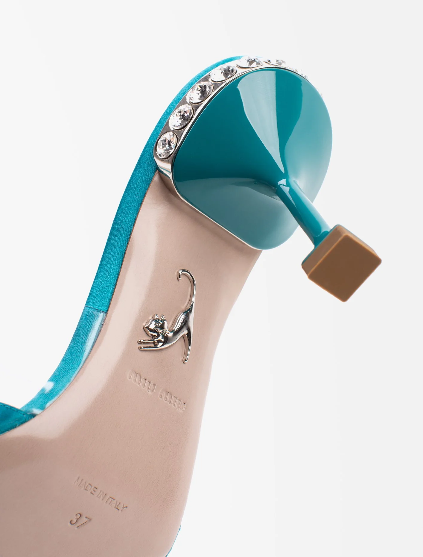 Satin and Vinyl Mules - Image 3