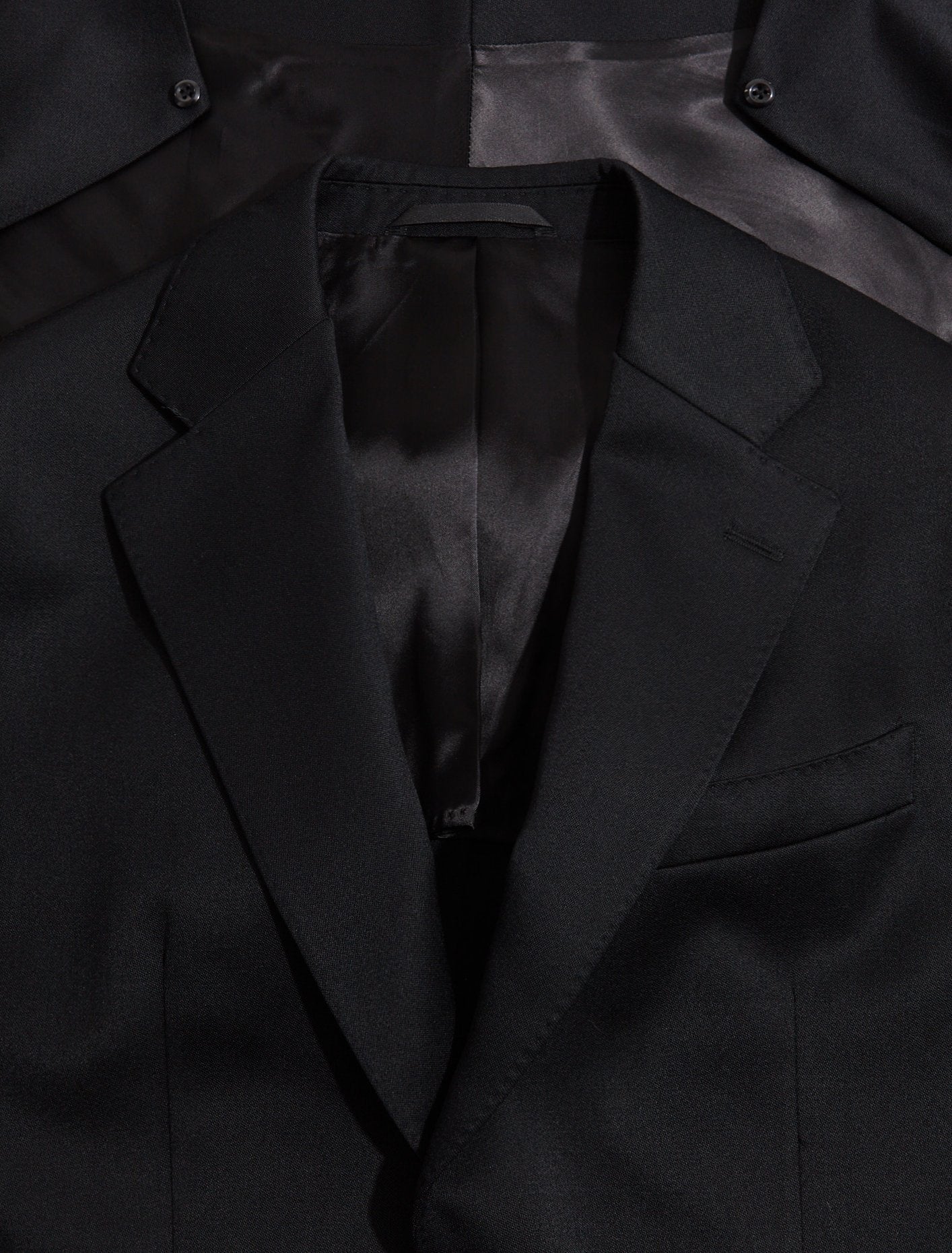 Scarf Insert Classic Blazer in Black - Image 3