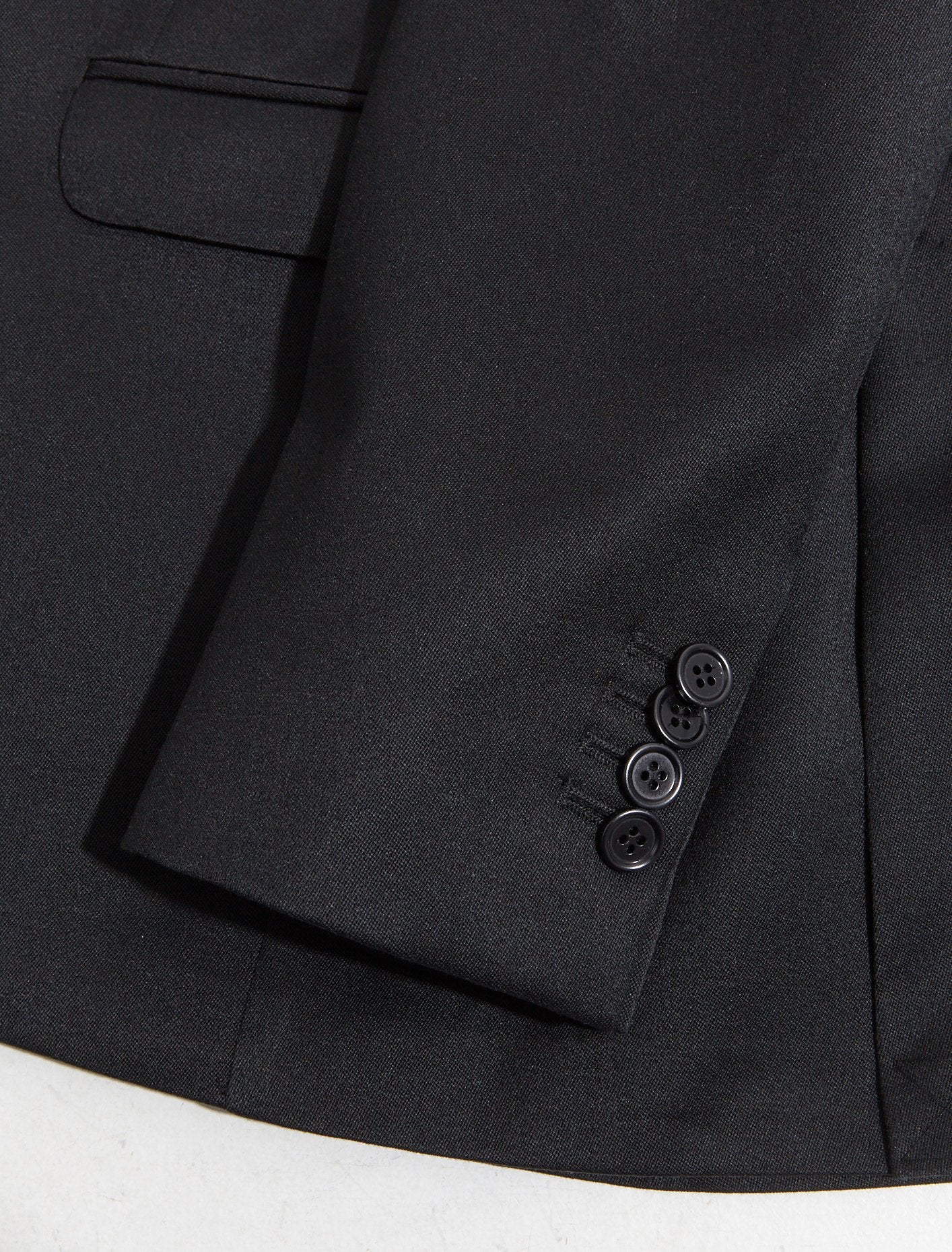 Scarf Insert Classic Blazer in Black - Image 6