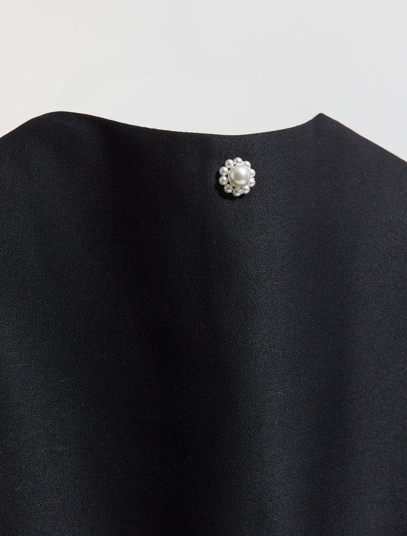 Scarf Insert Classic Blazer in Black - Image 7