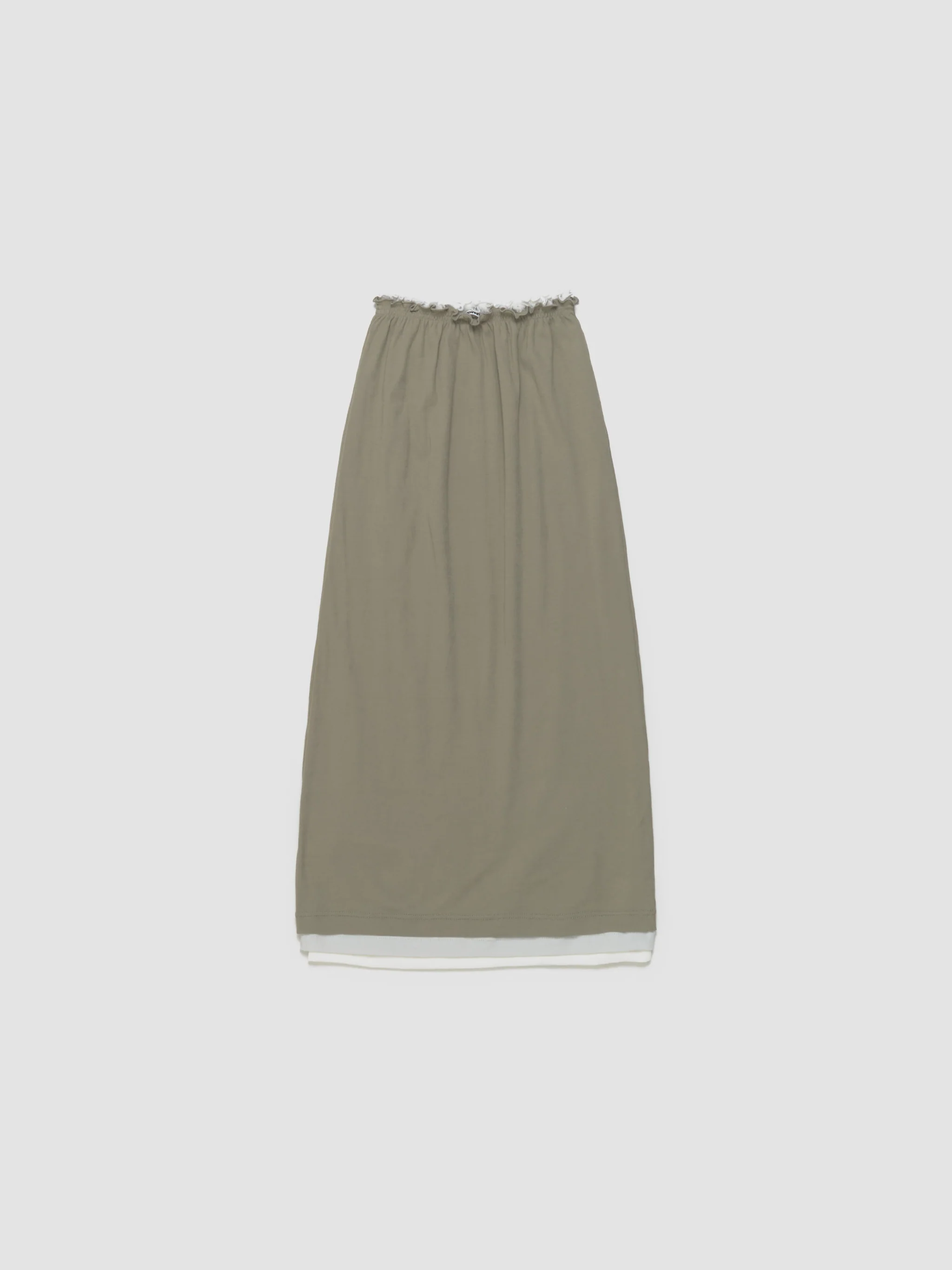 Set of Three Midi Skirts in Olive - Image 7