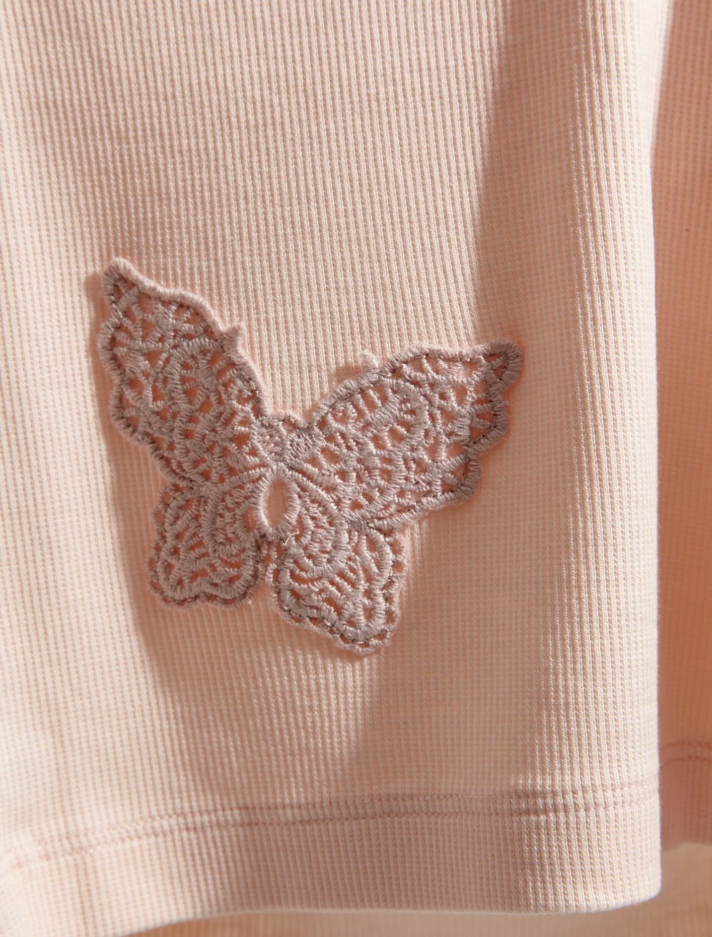 Shrunken Tee in Pale Orange - Image 3
