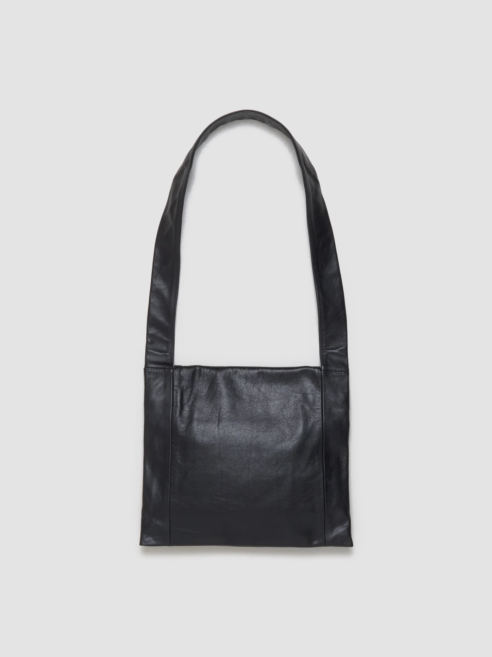 Slim Bag in Malleable Black Bull Hide - Image 5