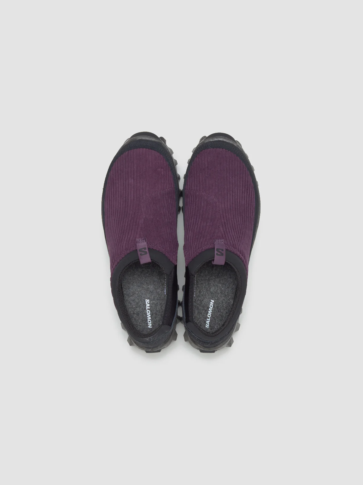 SNOWCLOG CORDUROY Sneaker in Plum & Black - Image 3
