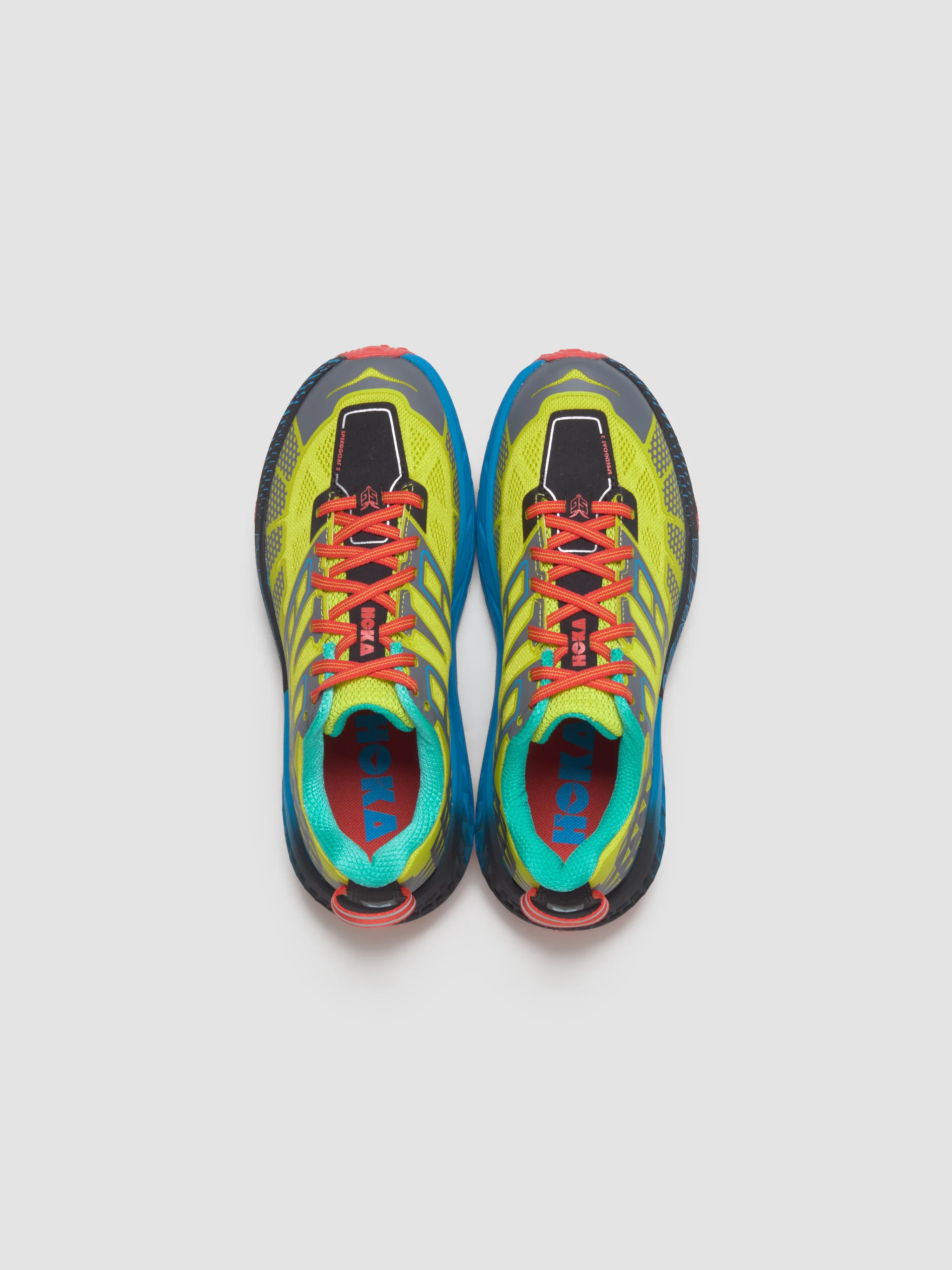 Speedgoat 2 Sneaker in Hoka Citrus & Hoka Blue - Image 3