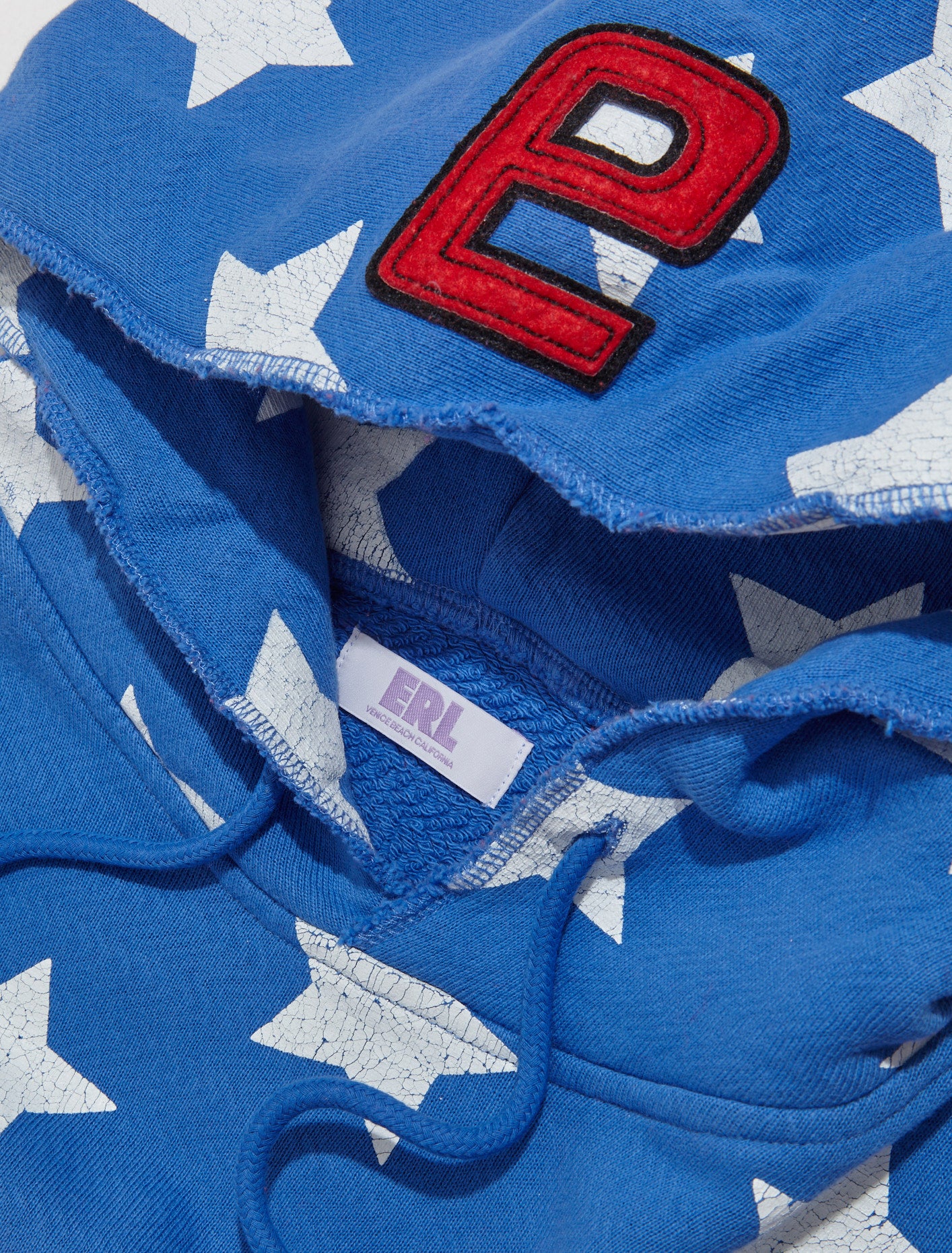 Stars and Stripes Swirl Hoodie in Blue - Image 3