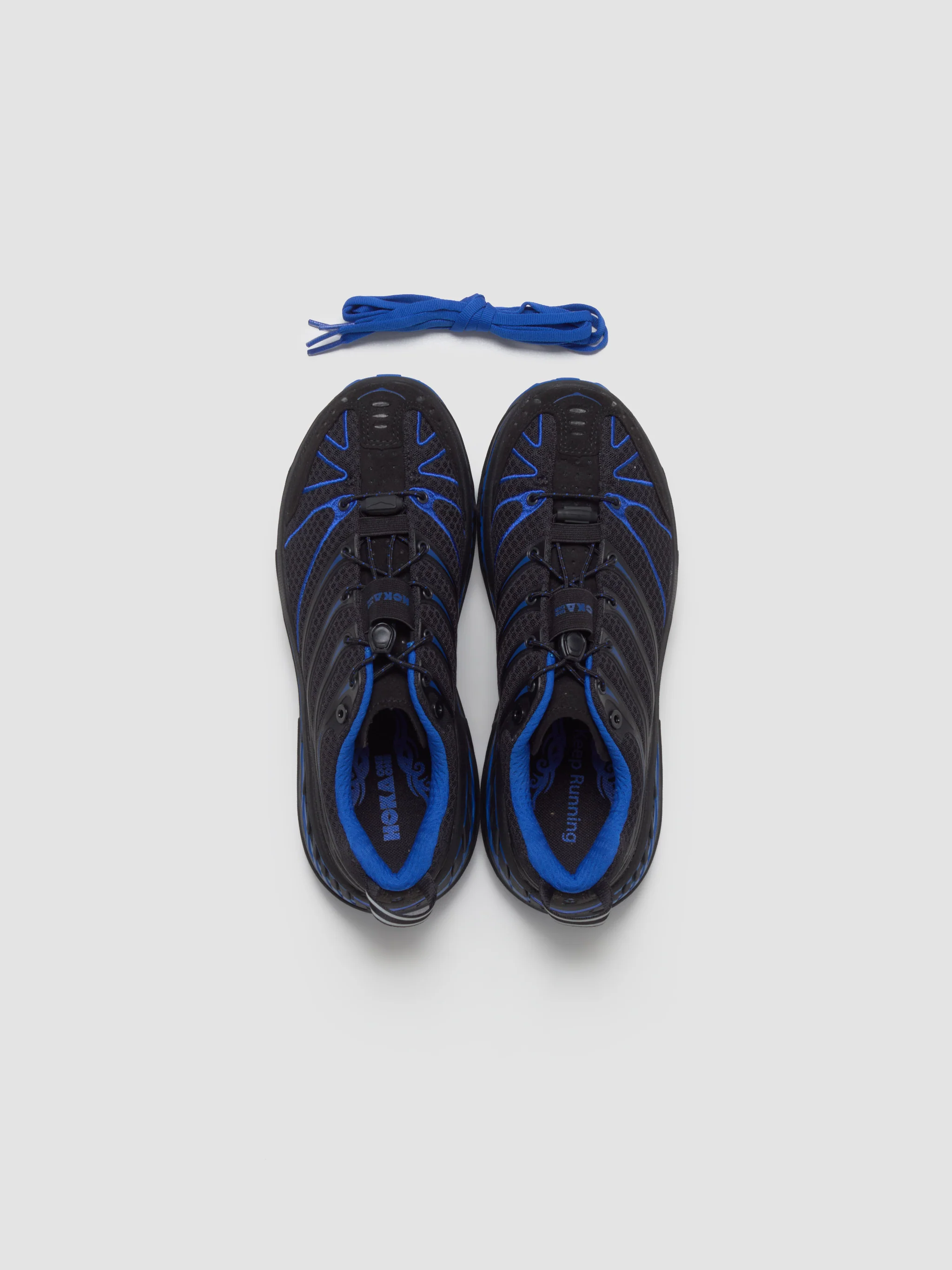 Stinson Evo OG Sneaker in Black & Ultramarine - Image 3