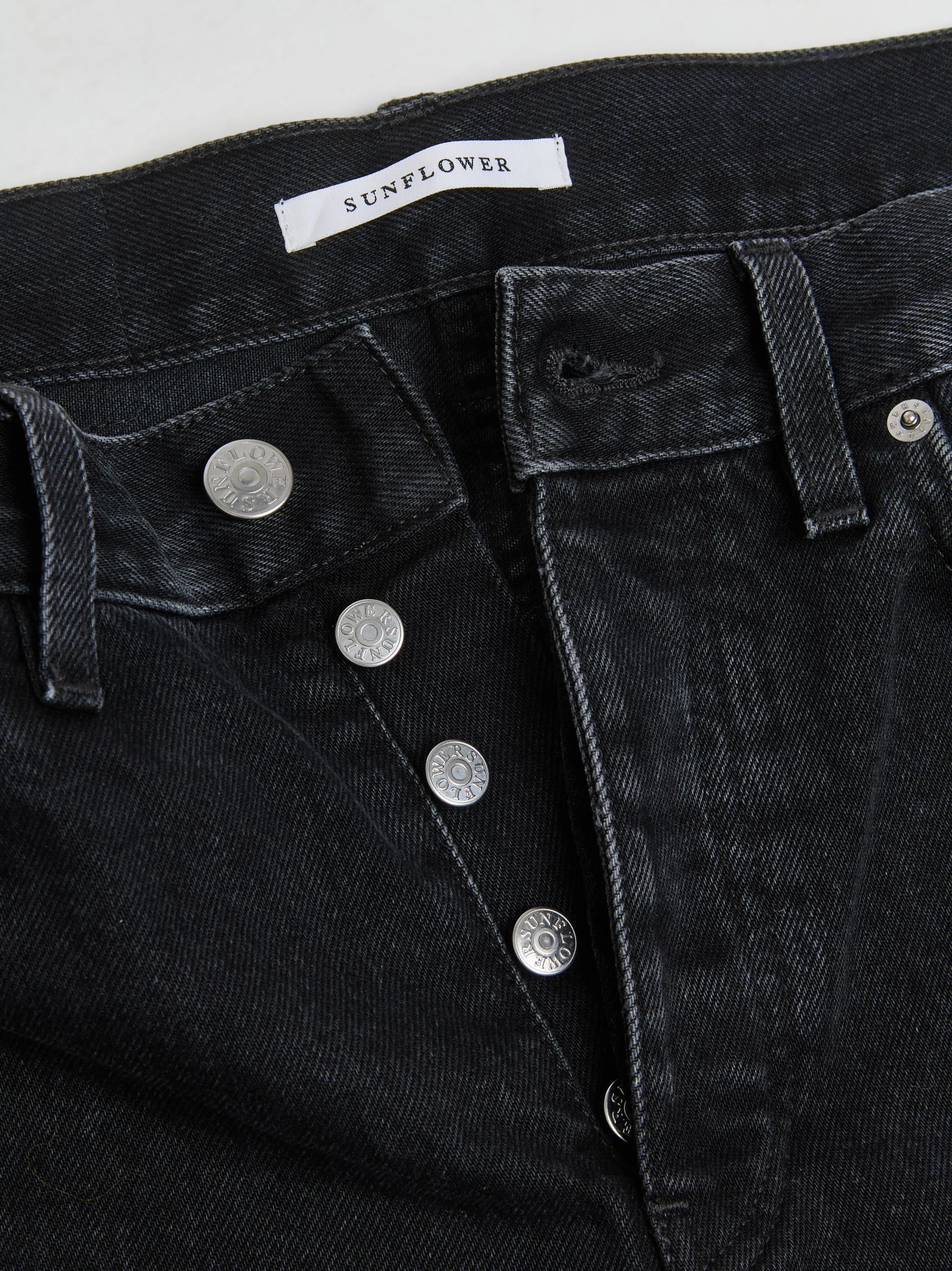 Straight Twist Trousers in Black - Image 2