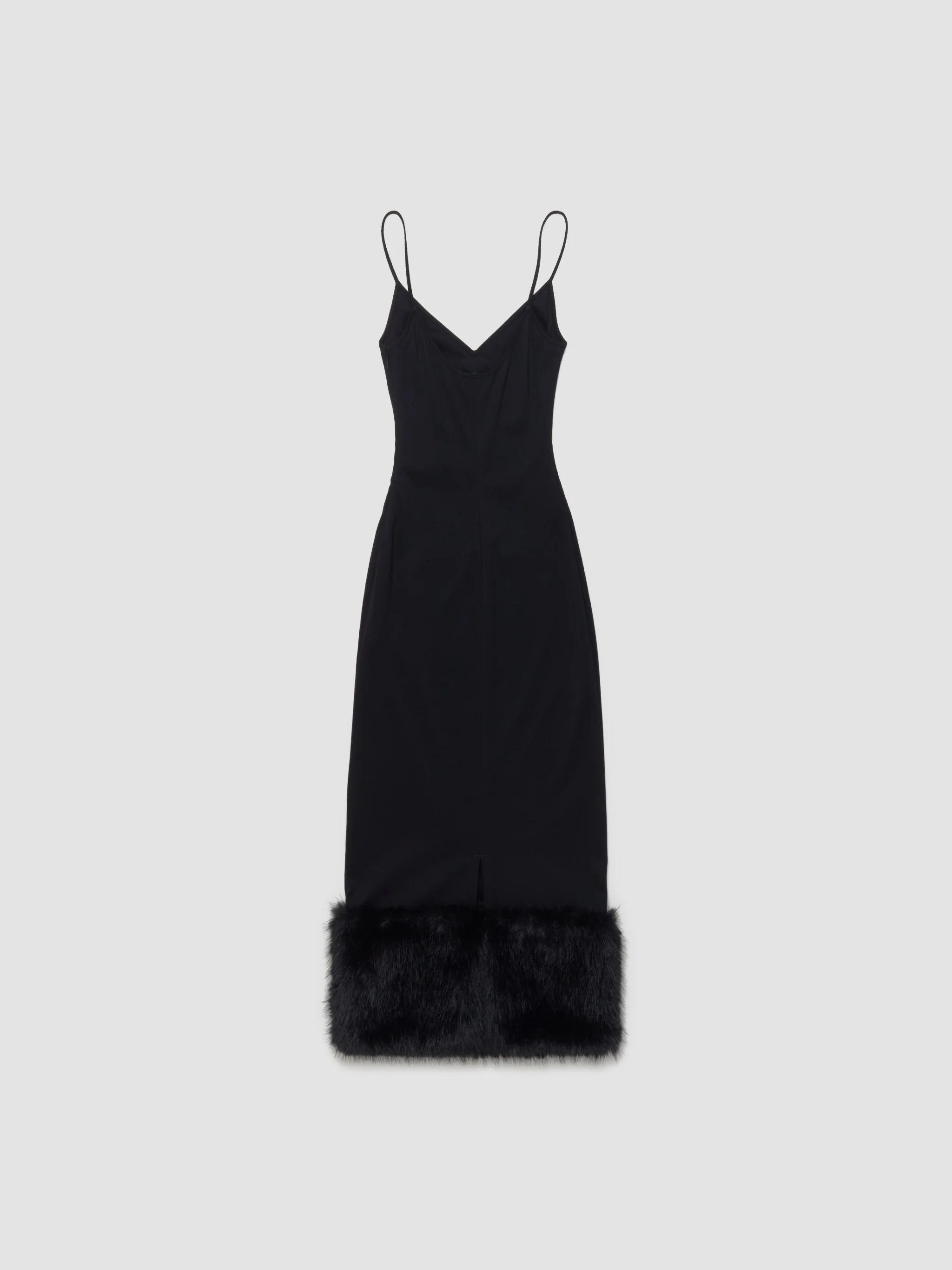 Stretch Jersey Dress in Black - Image 7