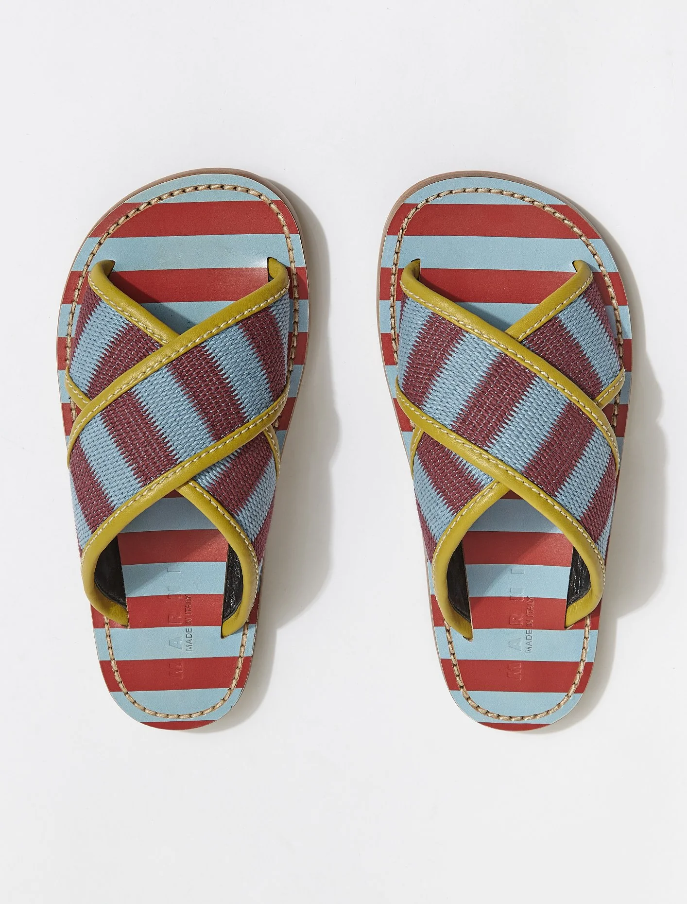 Stripe Cross Over Sandal - Image 3