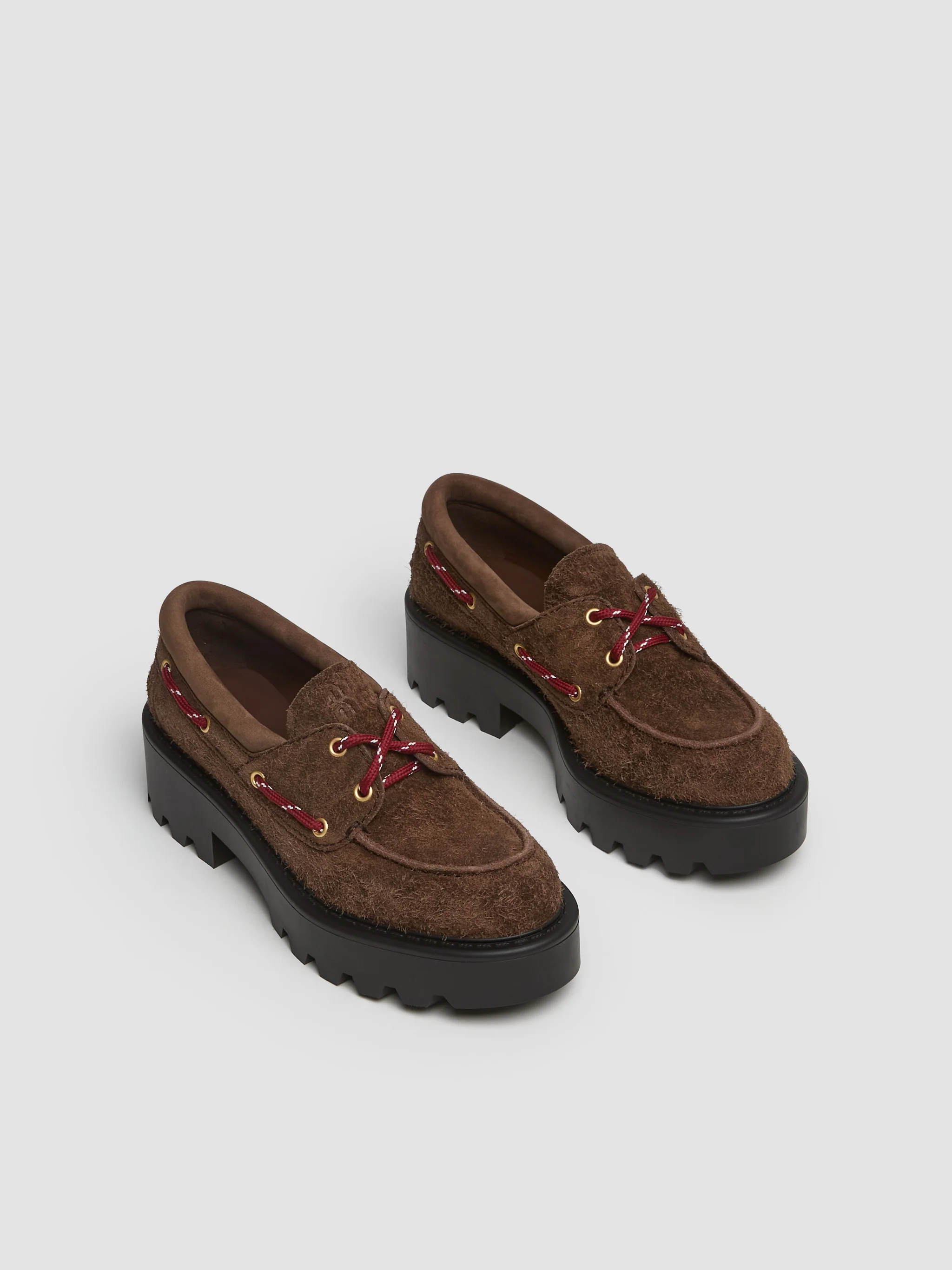 Suede Loafers in Sienna - Image 2