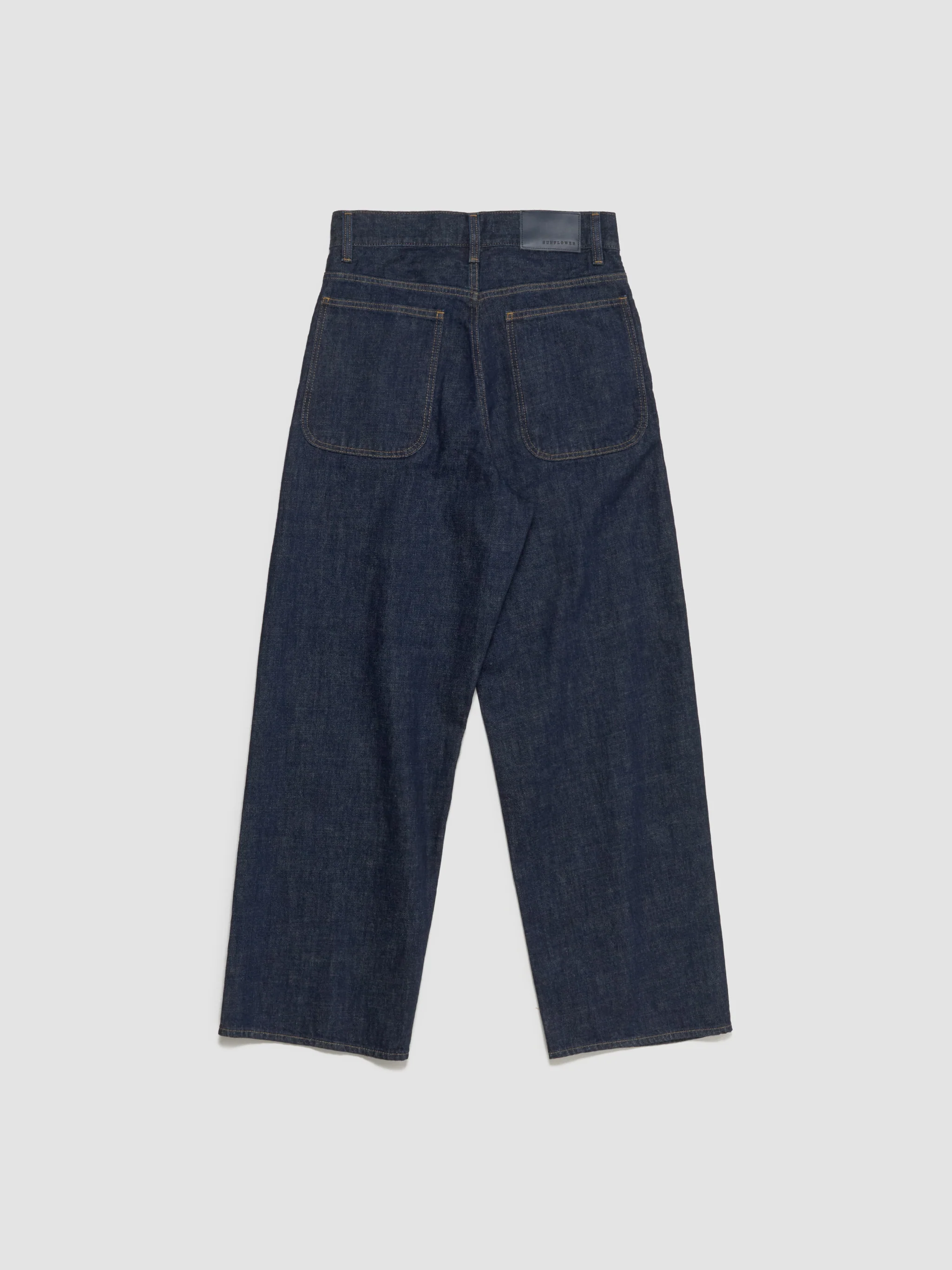 Super Wide Jeans in Simple Rinse Blue - Image 7