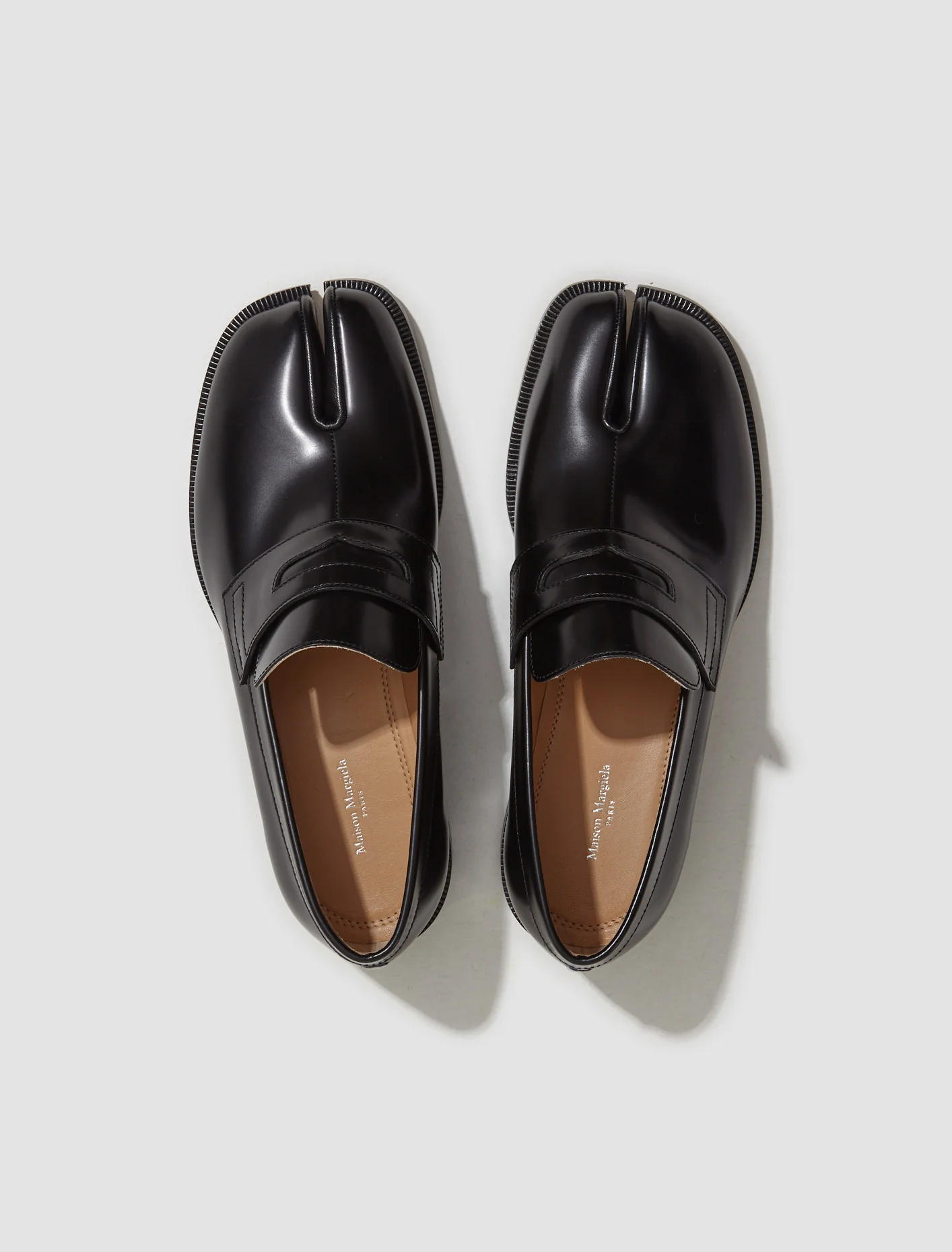 Tabi Loafers in Black - Image 3