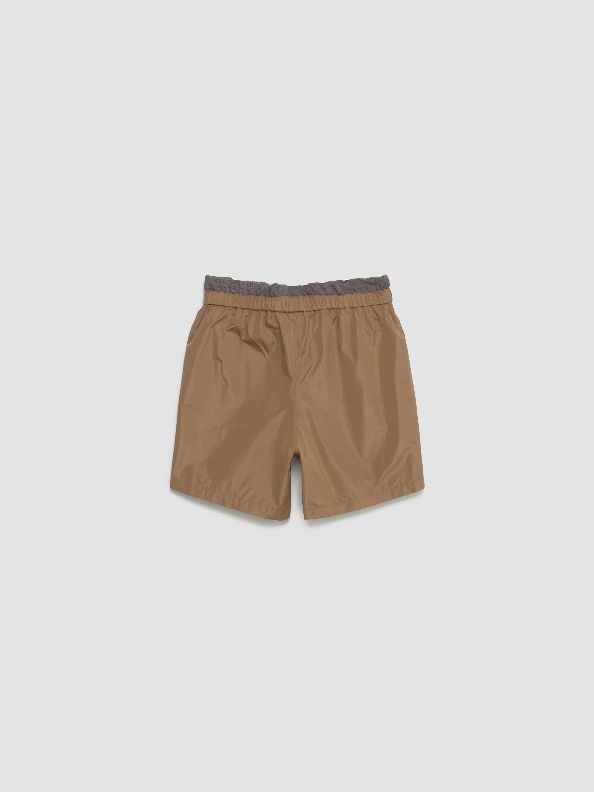 Technical Silk Bermudas in Sesame - Image 6