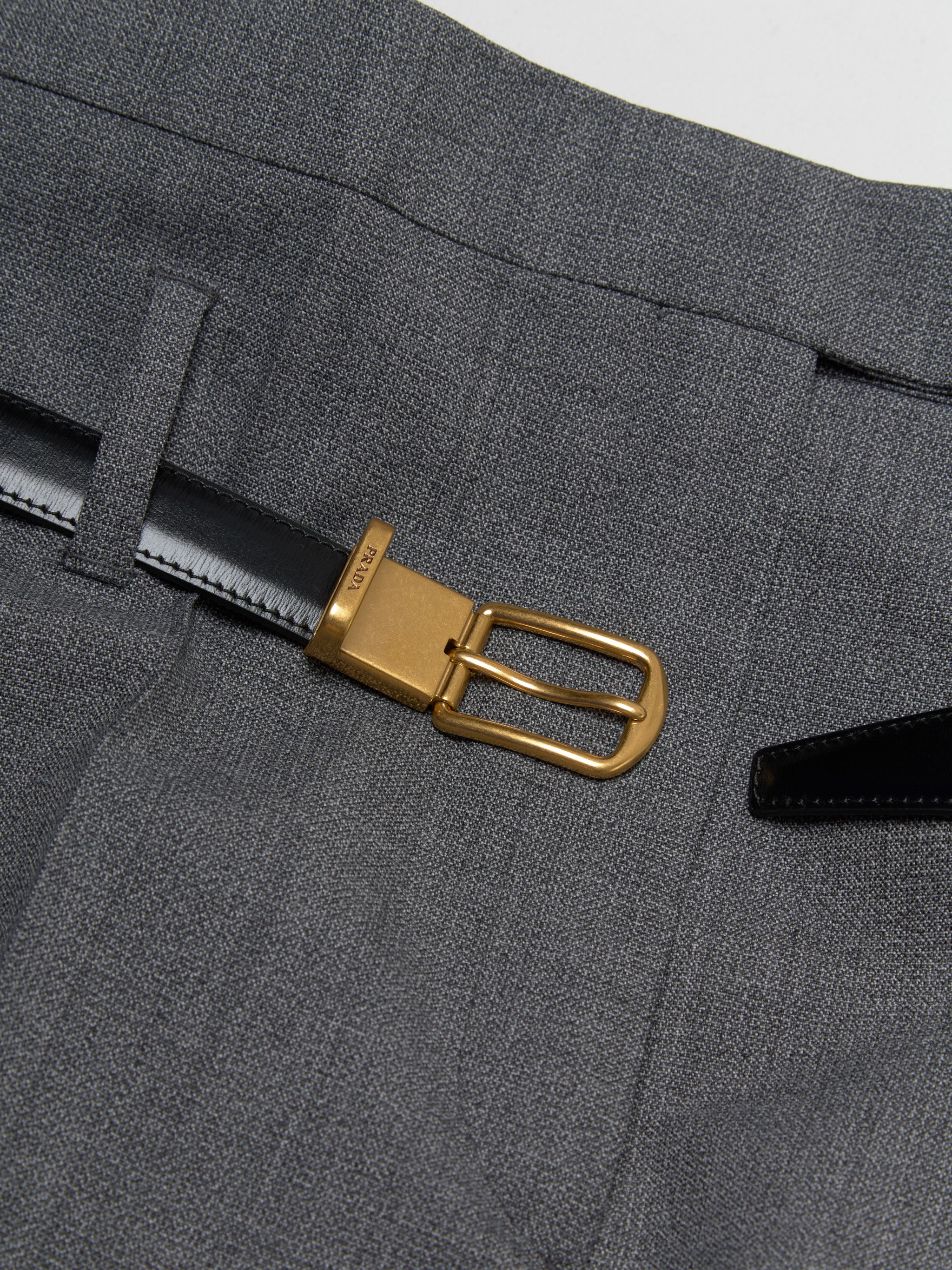 Technical Wool Pants in Grey - Image 6