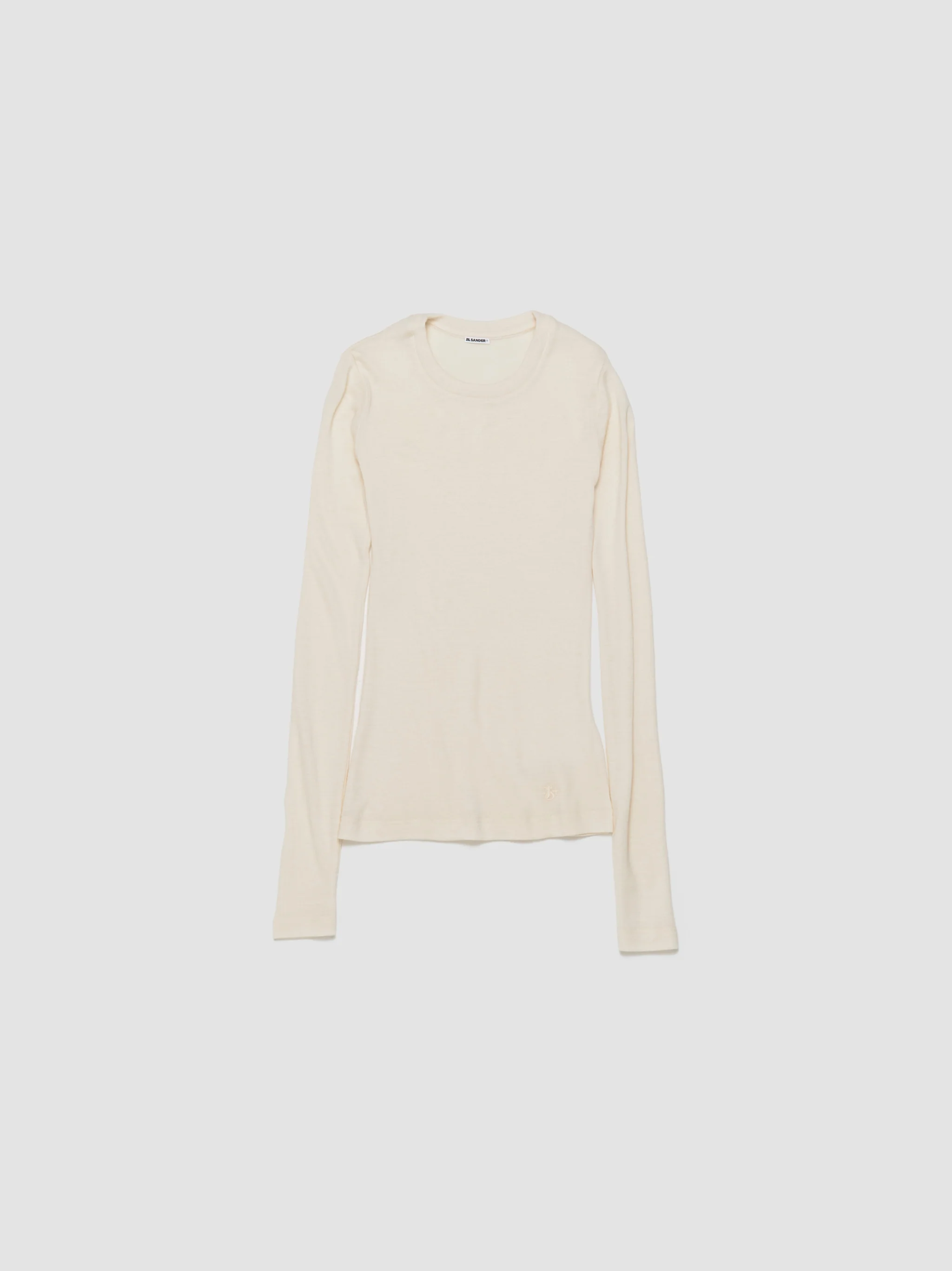 Double Layer Longsleeve Top in Bone - Image 3