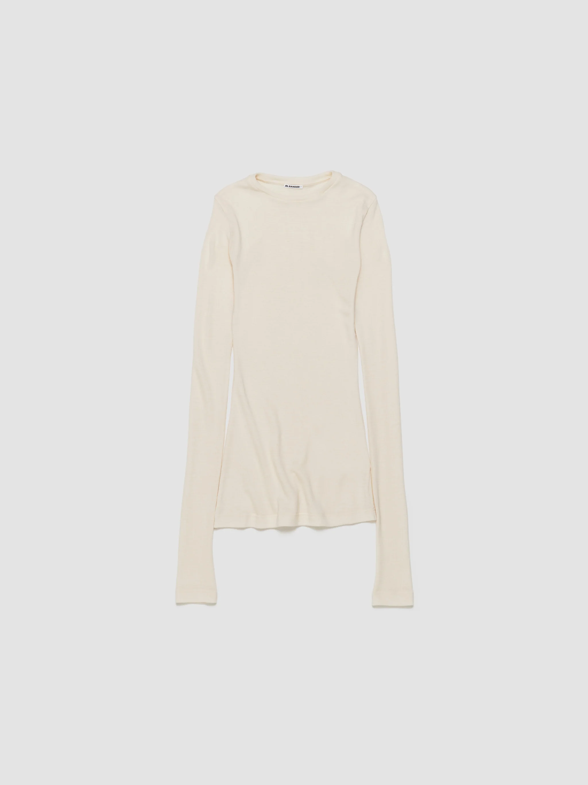 Double Layer Longsleeve Top in Bone - Image 4