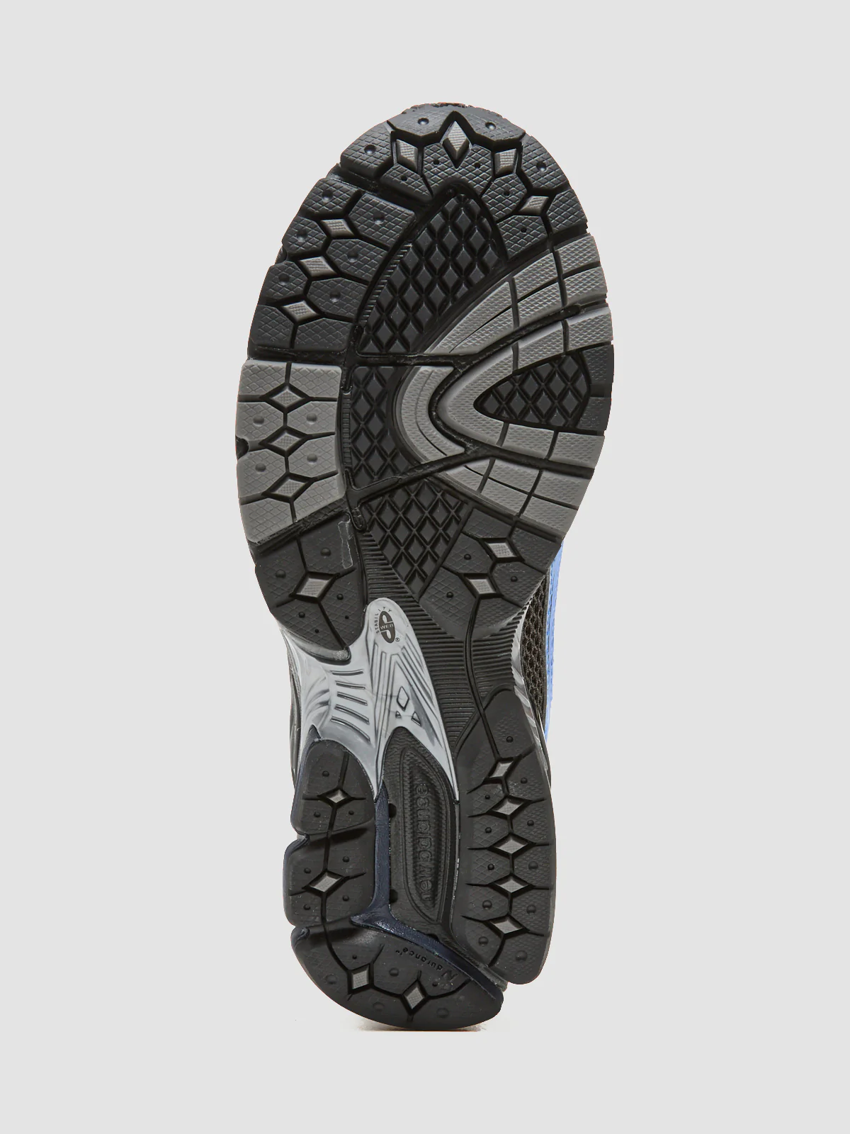 U1906 Loafers in Black Cement & Blue Gemstone - Image 5