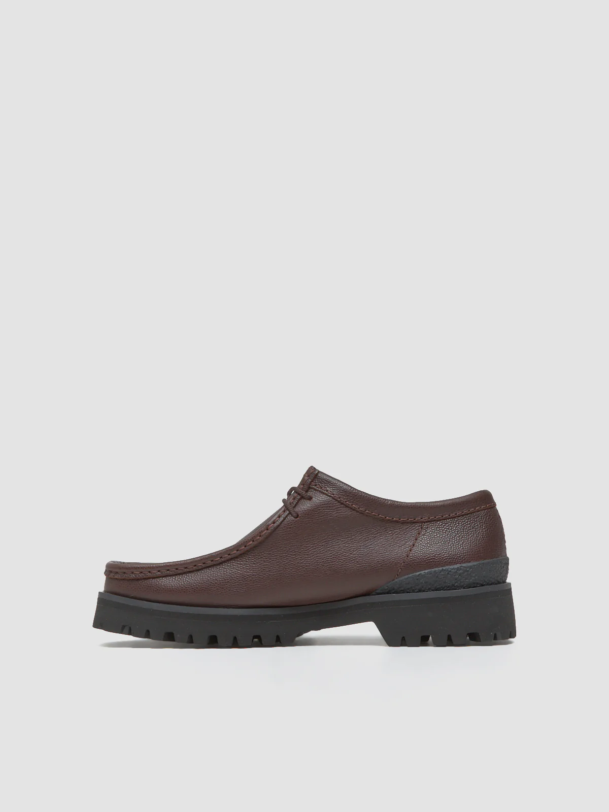 Walla Yukoner Shoes in Brown Scotch Grain - Image 6