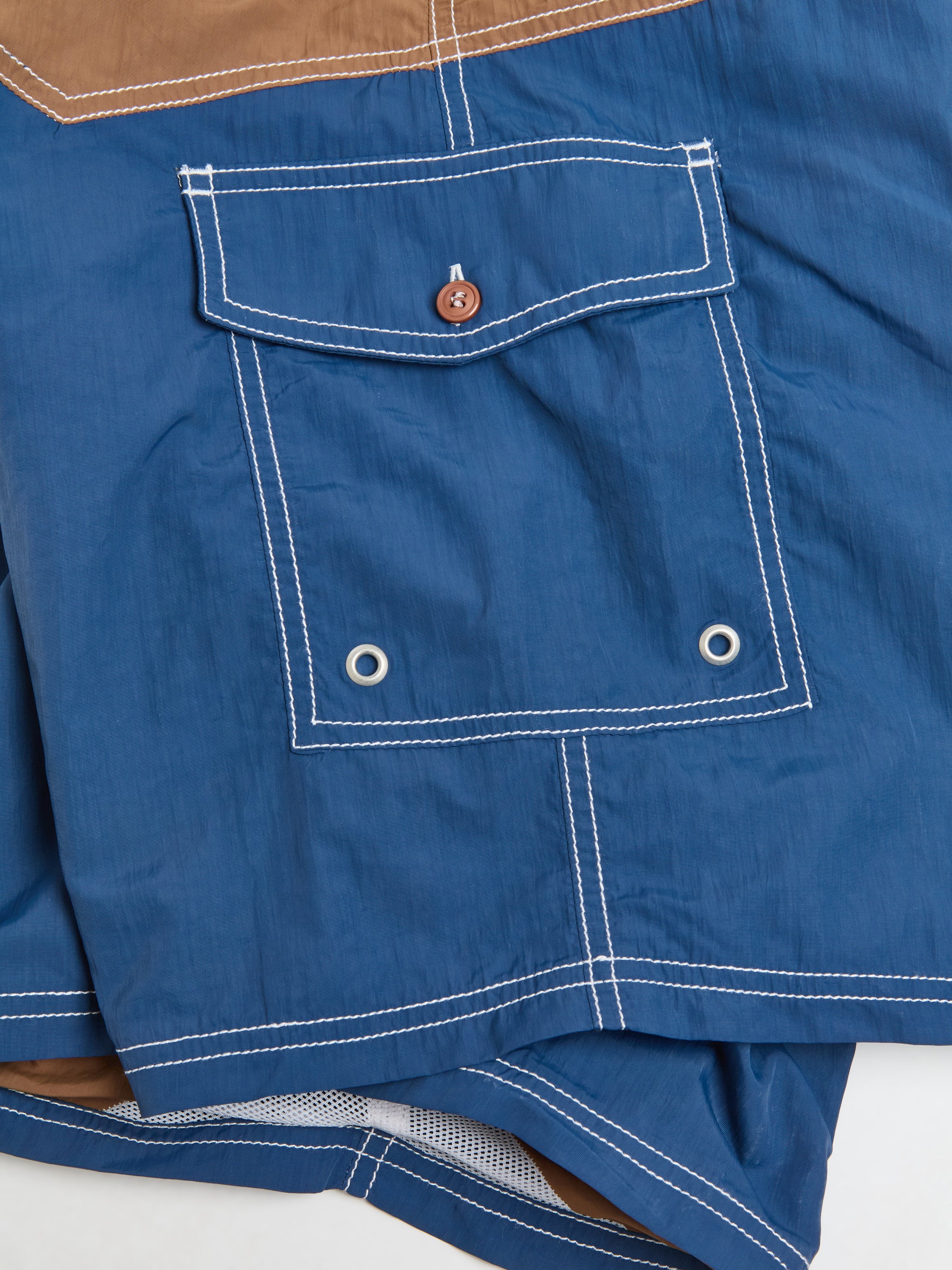 Western Boardshorts in Brown - Image 3