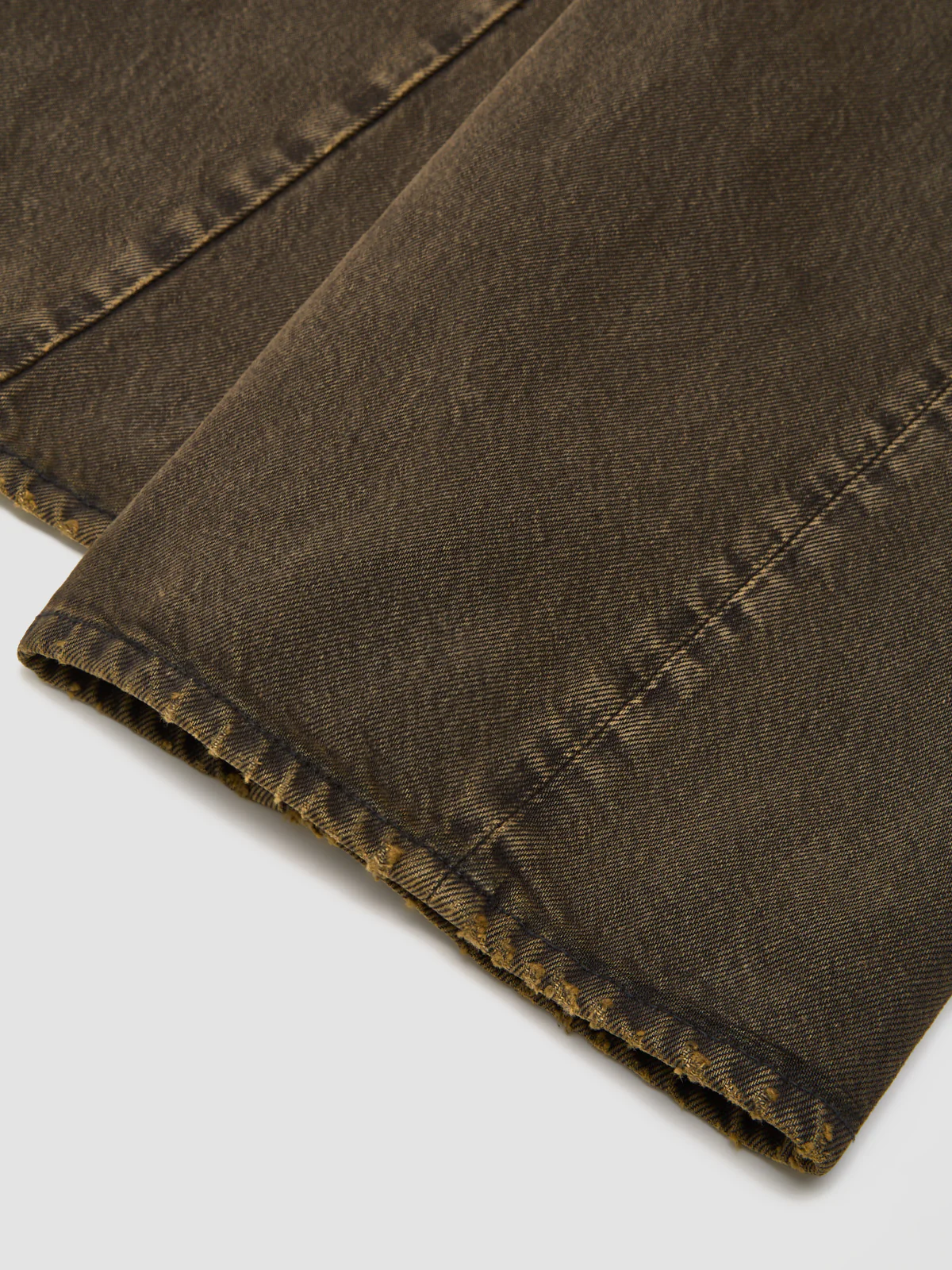 Wide Twist Jeans in Overdyed Black Khaki - Image 3