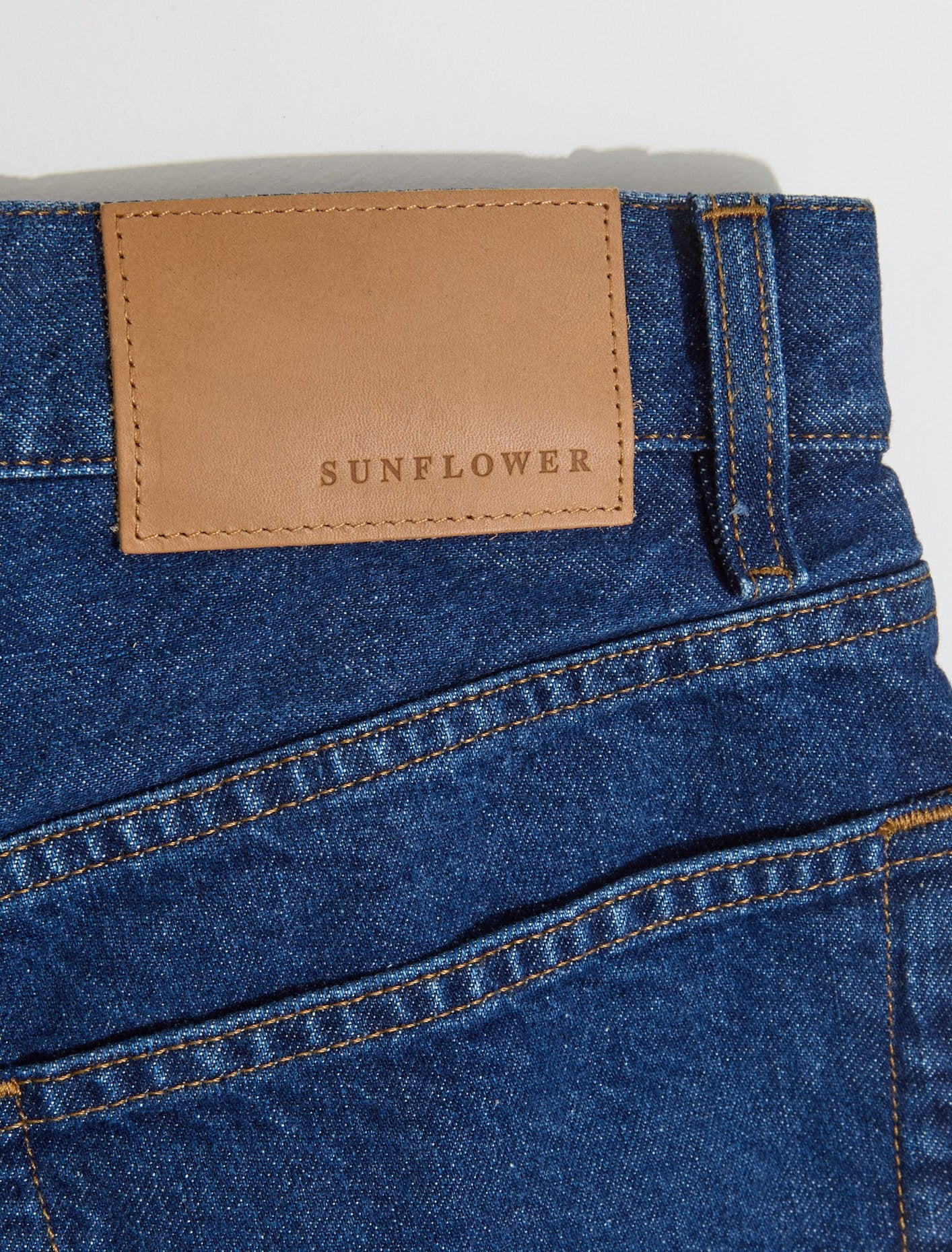 Wide Twist Shorts in Rinse Blue - Image 3