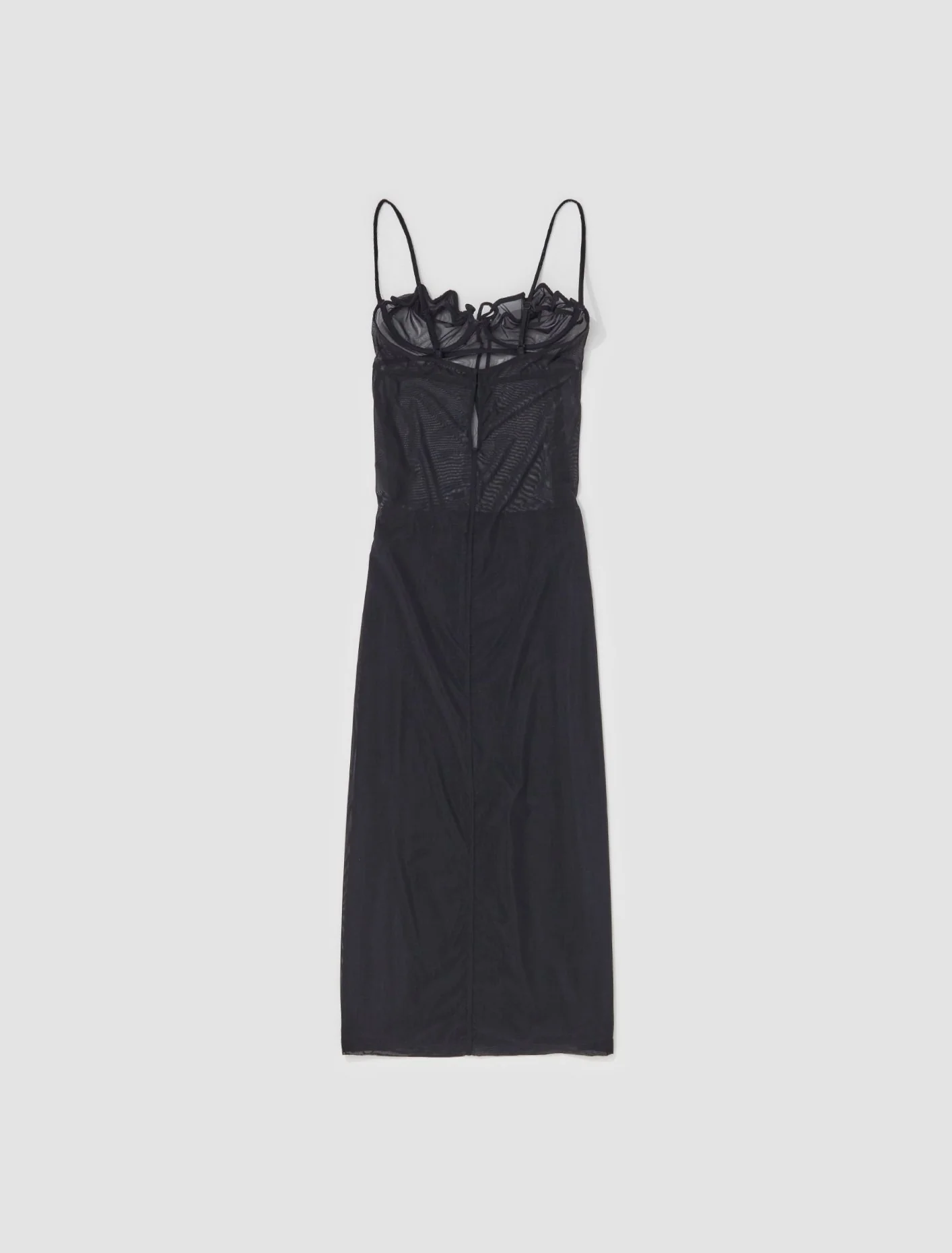 Wire Brasier Slip Dress in Black - Image 6