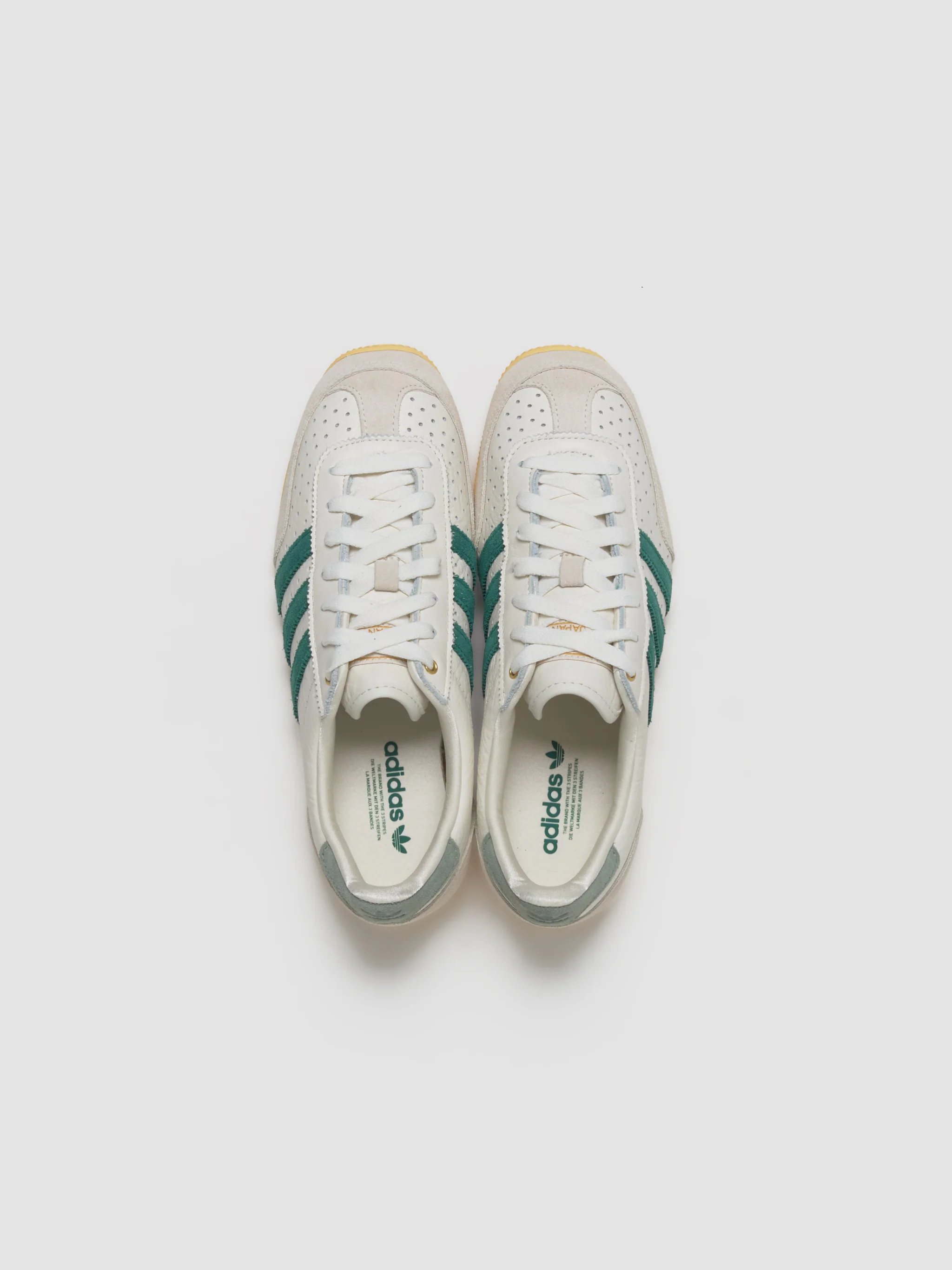 WMNS Japan Sneaker in Off White & Collegiate Green - Image 3