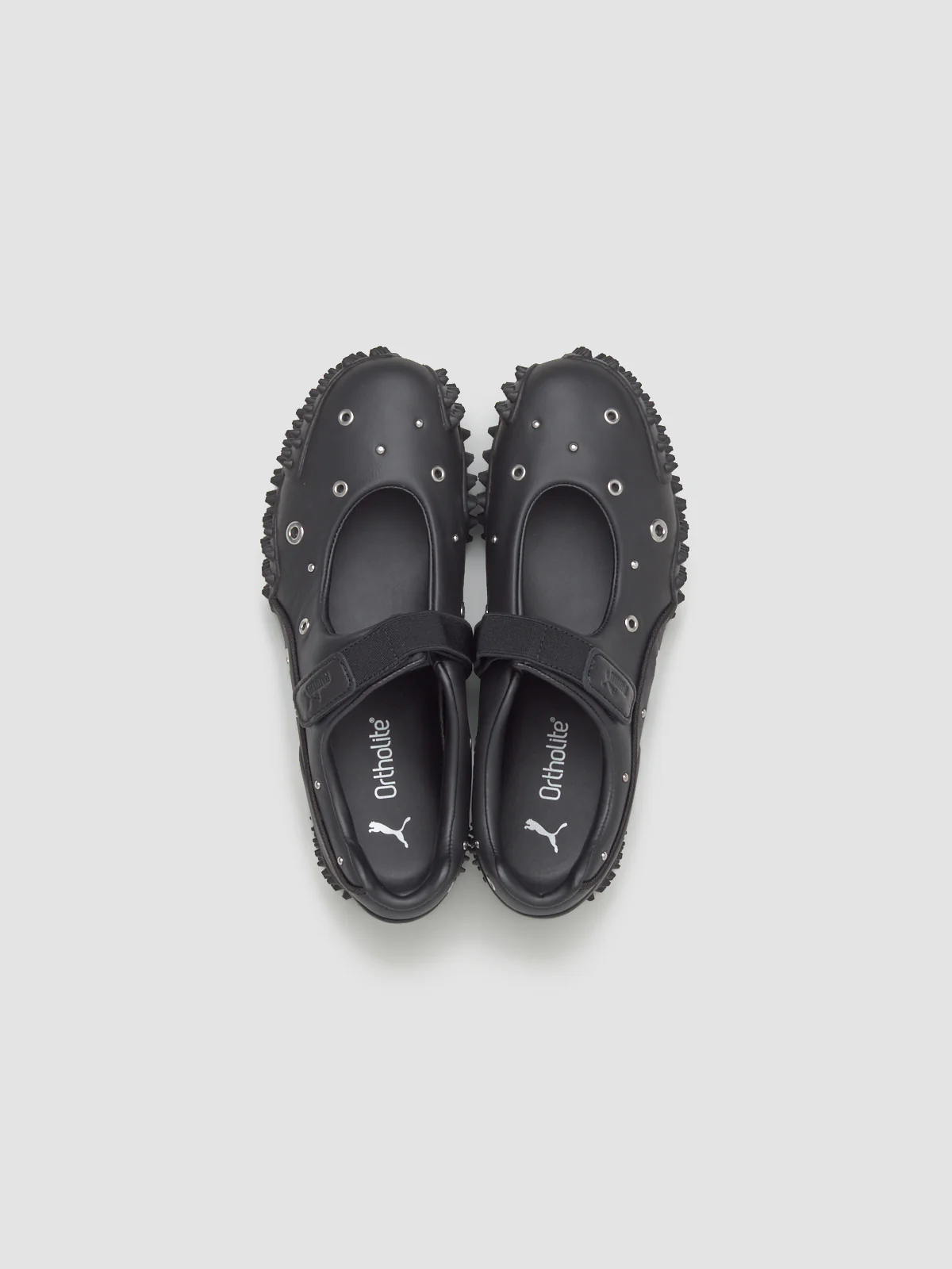 WMNS Mostro Fey Studs Sneaker in Black & Silver - Image 3