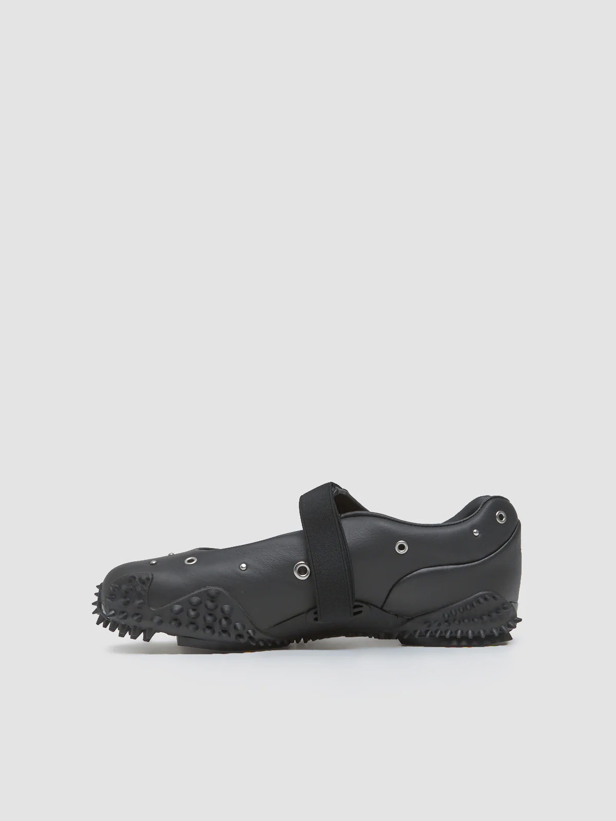 WMNS Mostro Fey Studs Sneaker in Black & Silver - Image 6