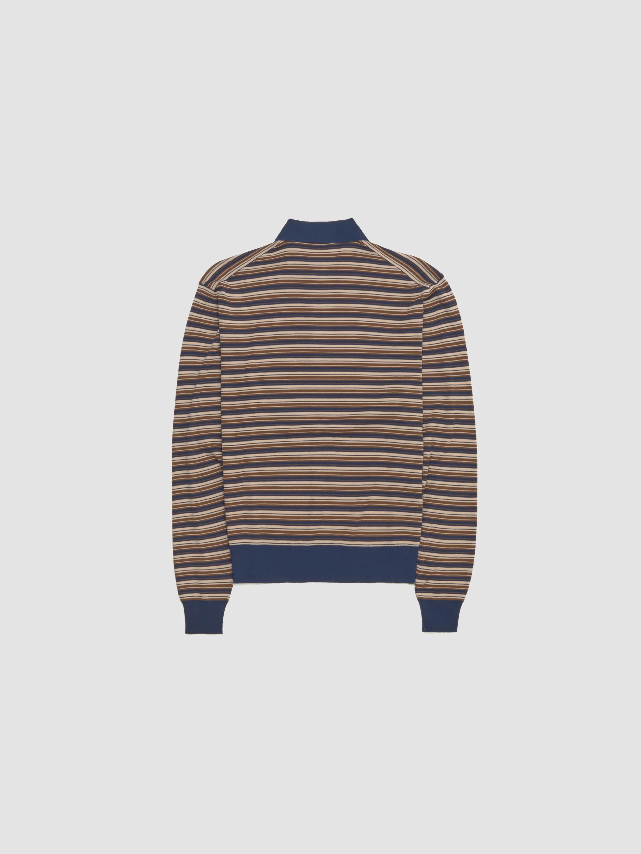 Wool Polo Shirt in Albino - Image 3