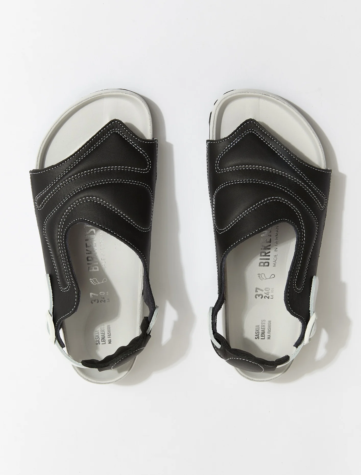 x CSM Terra Sandals in Black & White - Image 3