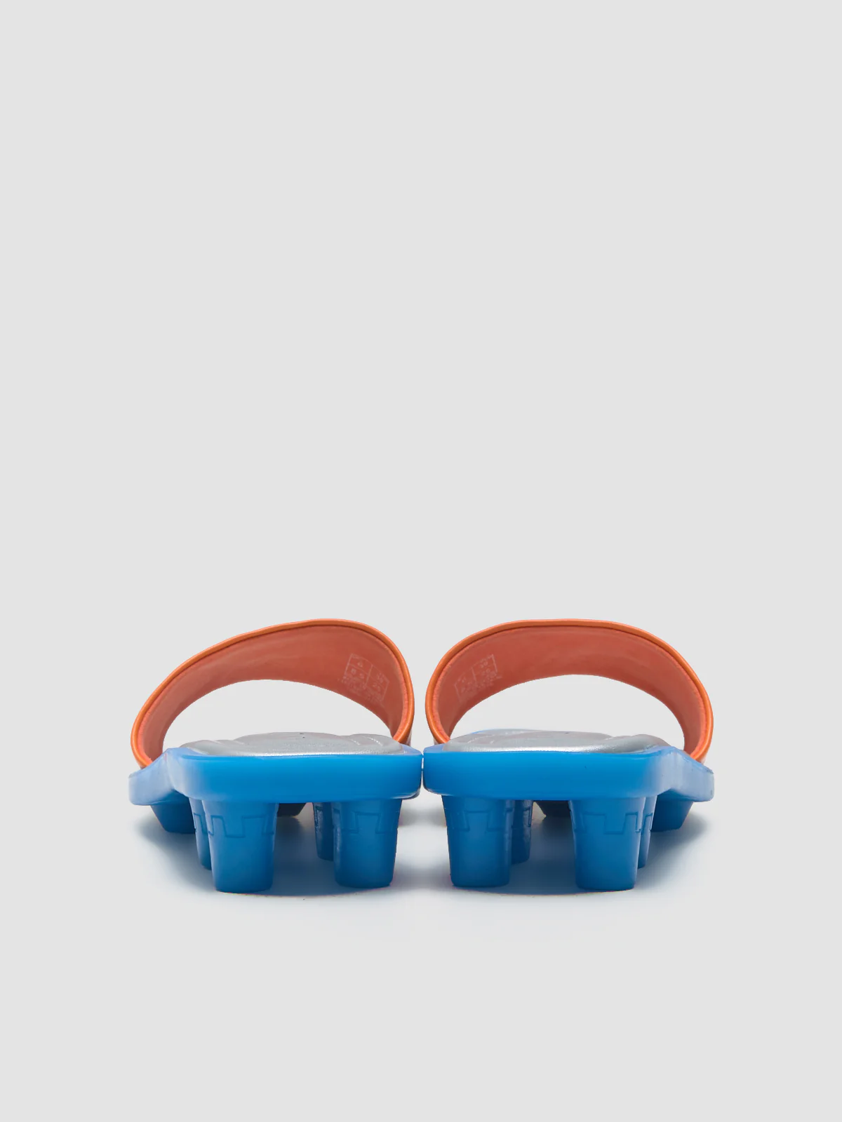 x FENTY WMNS Chic Slide in Ricki Orange & Racing Blue - Image 4
