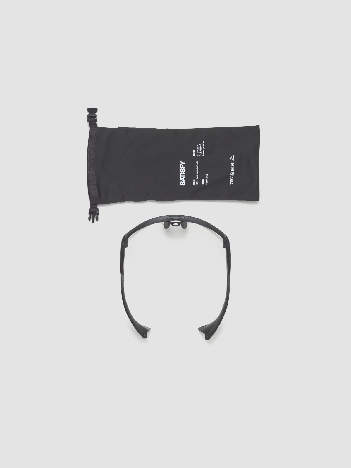 x Satisfy Stunt Devil in Matte Black with Clear Lenses - Image 4