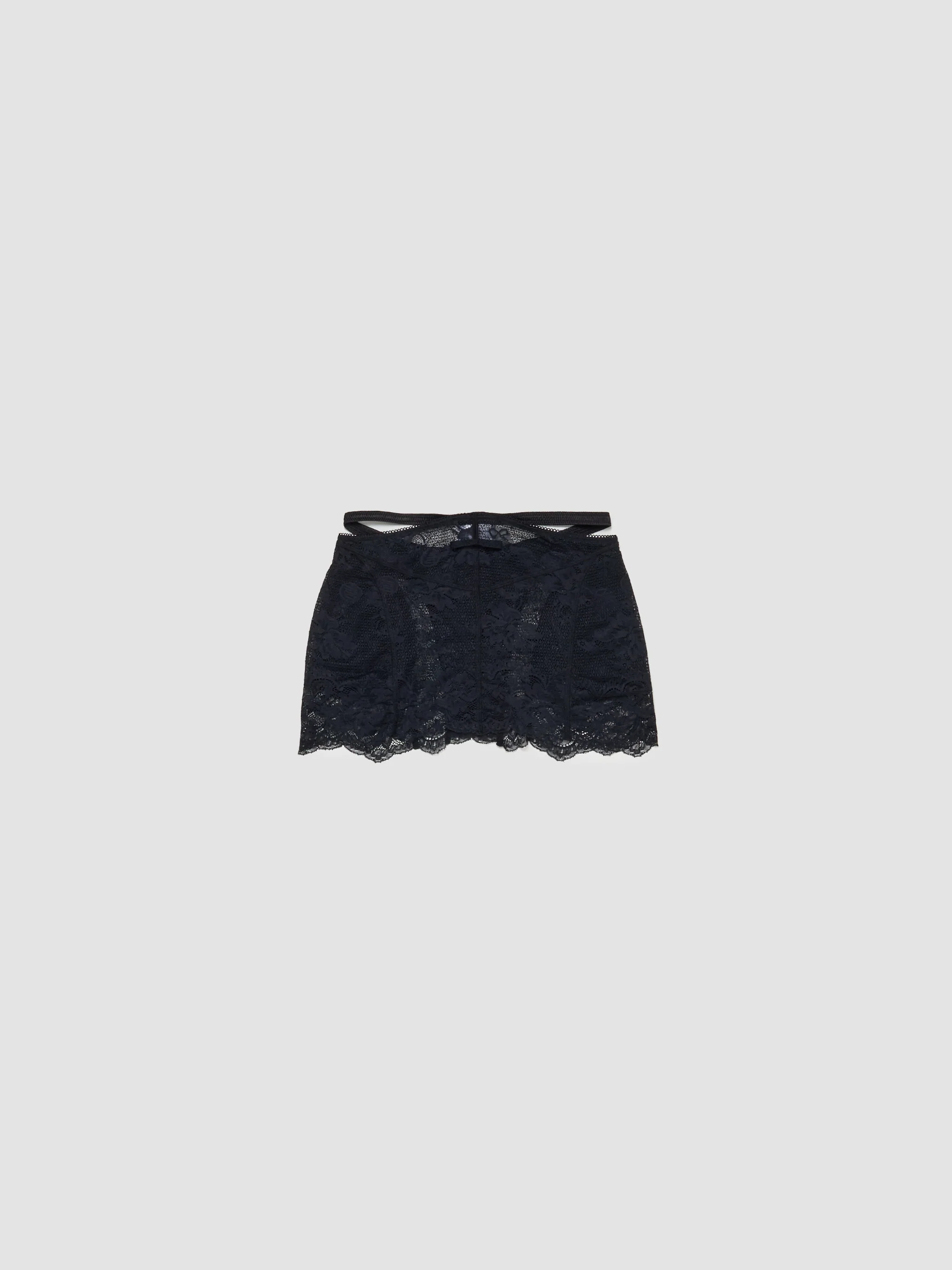 x Shayne Oliver Lace Skirt in Black - Image 6