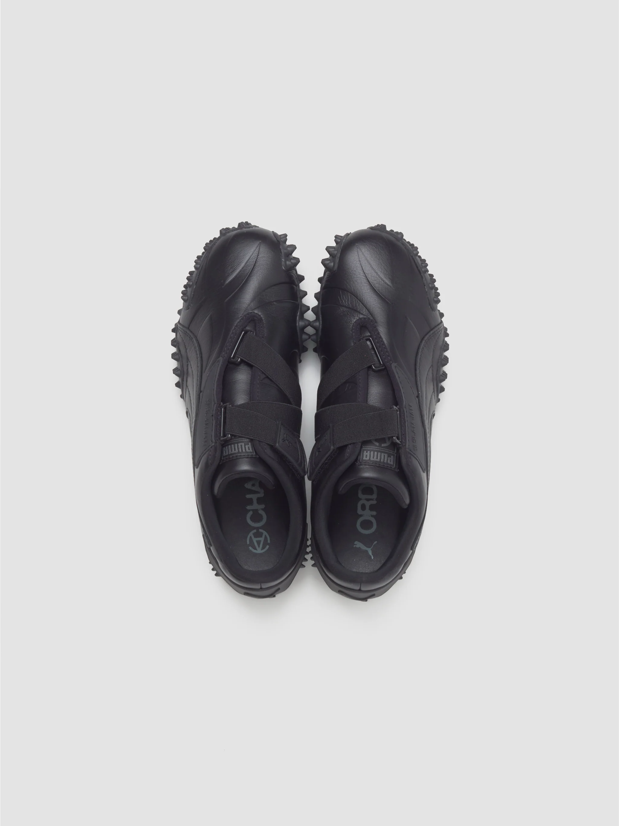 x Slam Jam Mostro Deboss Sneaker in Black - Image 3