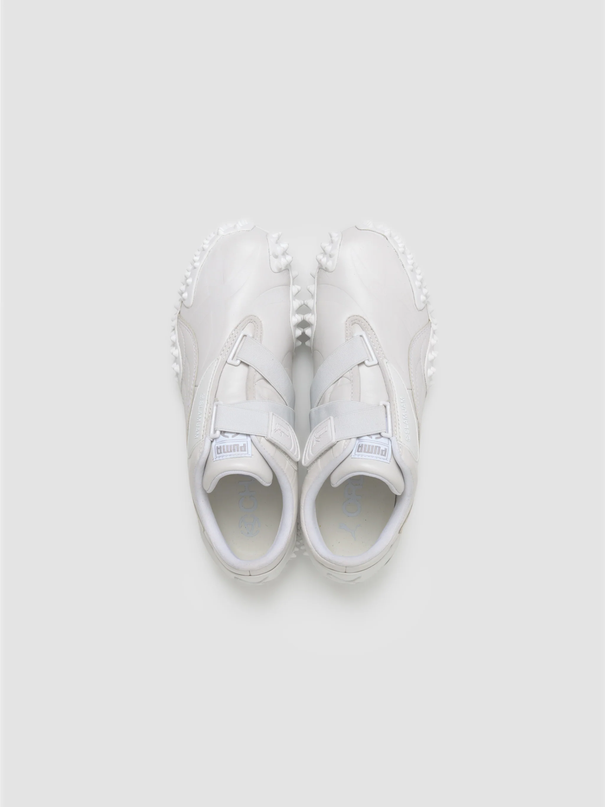 x Slam Jam Mostro Deboss Sneaker in White - Image 3