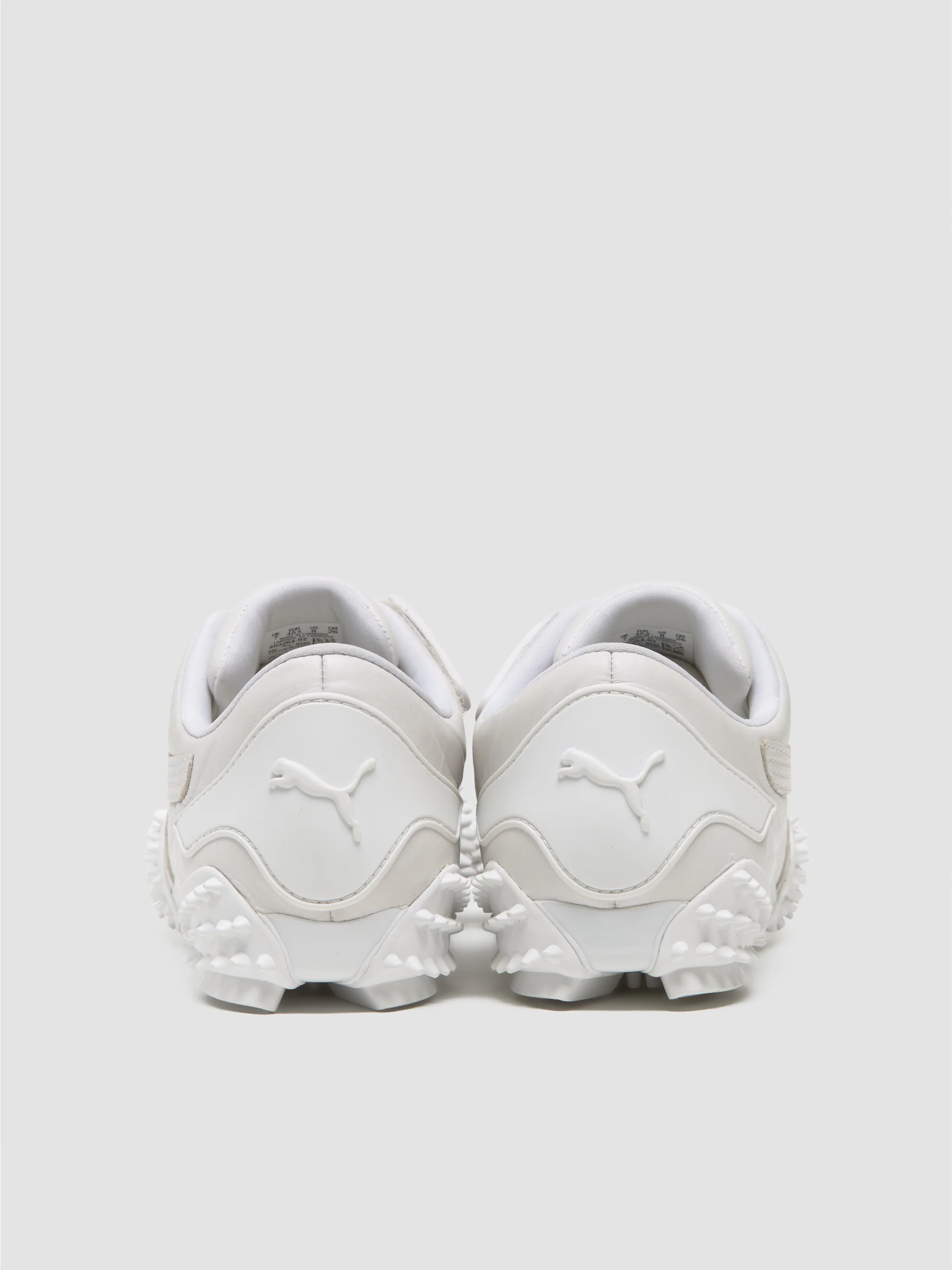 x Slam Jam Mostro Deboss Sneaker in White - Image 4