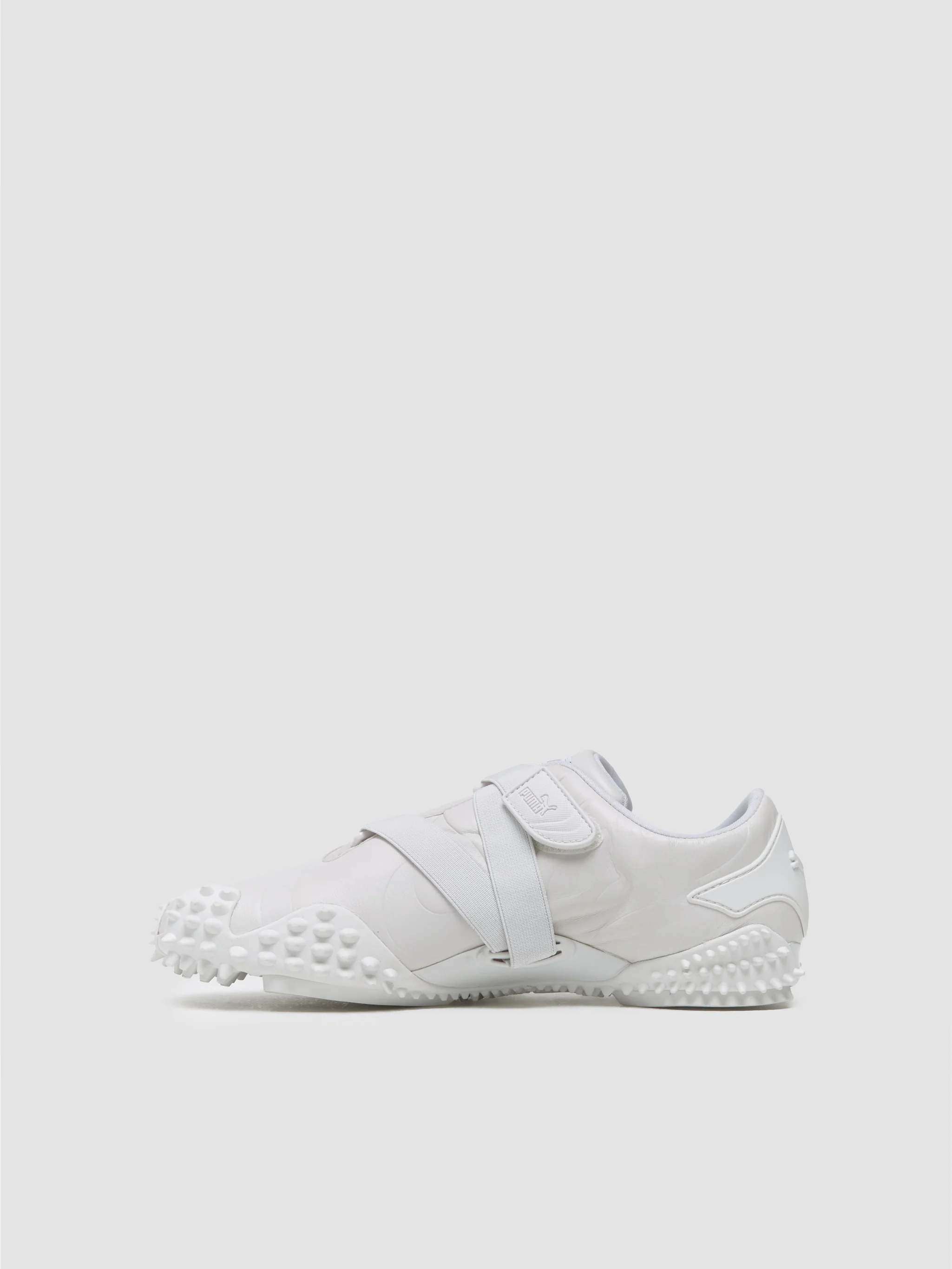 x Slam Jam Mostro Deboss Sneaker in White - Image 6