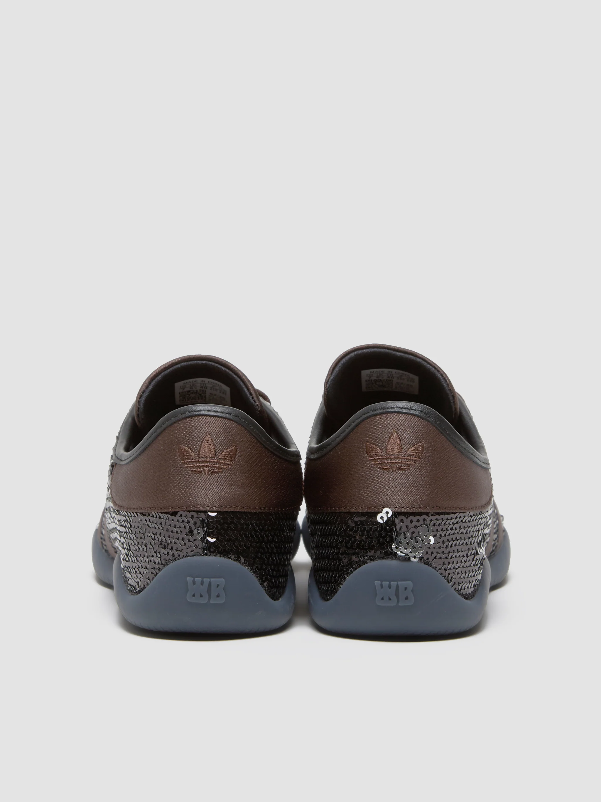 x Wales Bonner Karintha Sequin Sneaker in Dark Brown - Image 5