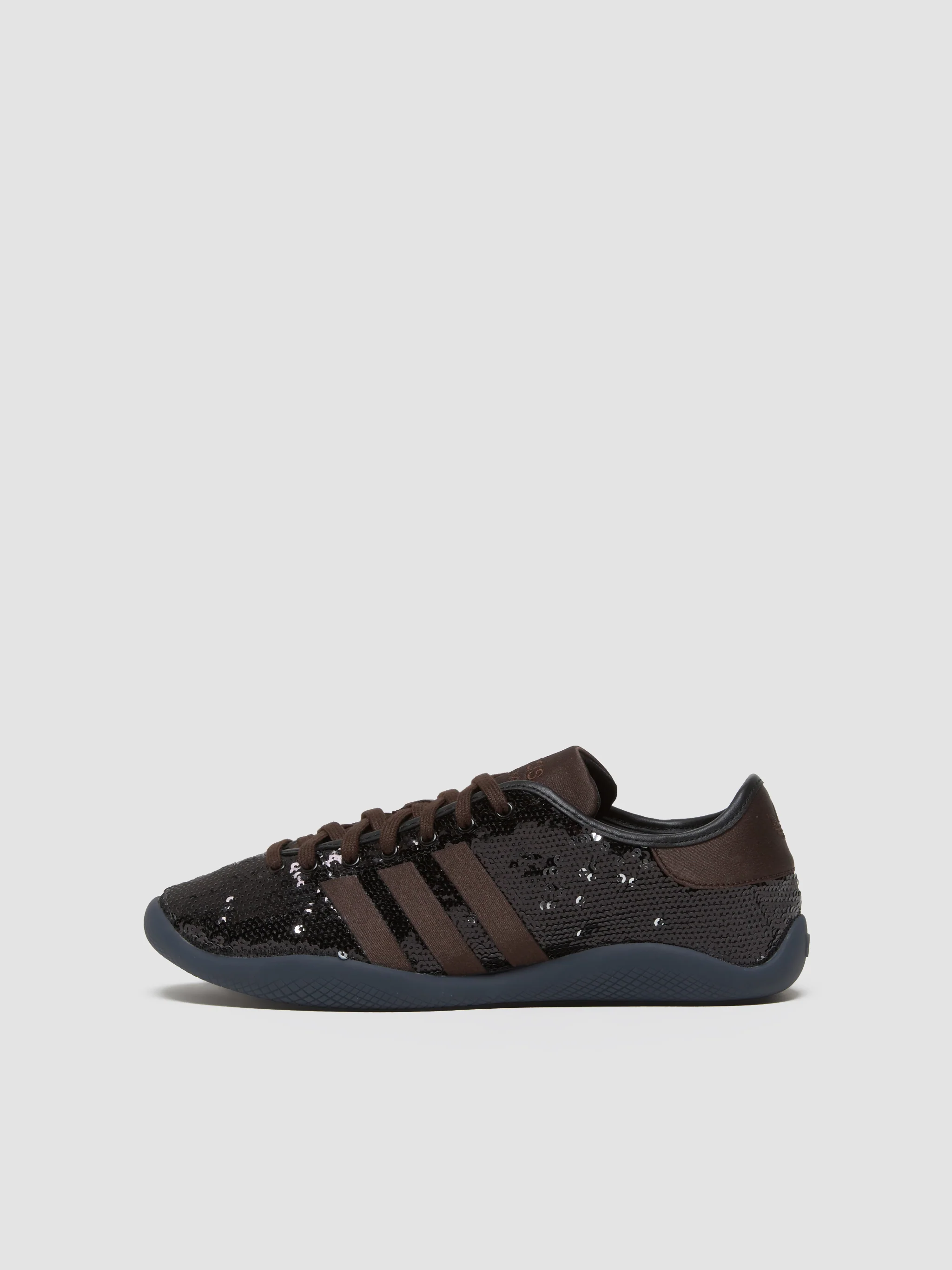 x Wales Bonner Karintha Sequin Sneaker in Dark Brown - Image 7